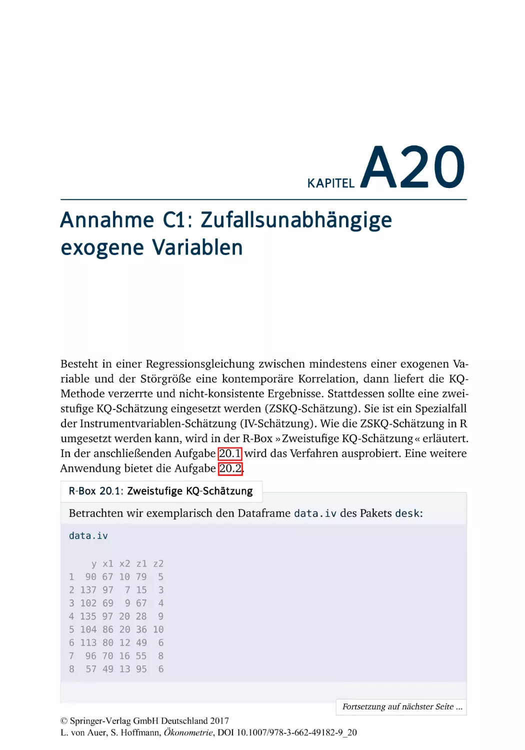 A20 Annahme C1
R-Box 20.1