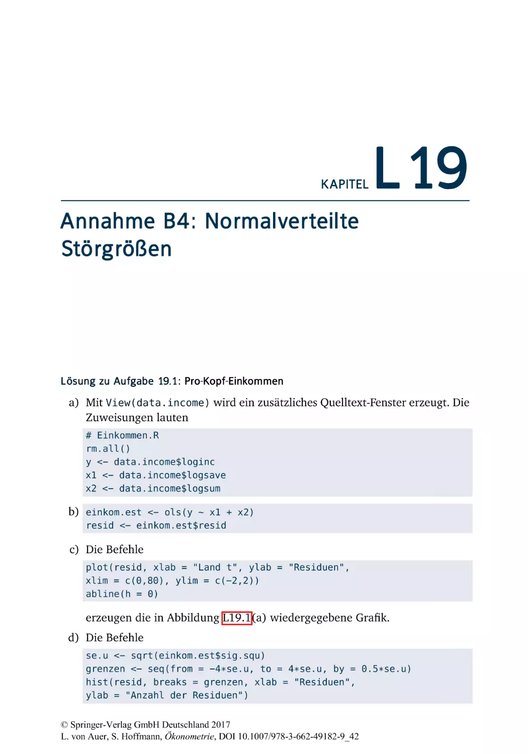 L19 Annahme B4
L19.1 Pro-Kopf-Einkommen