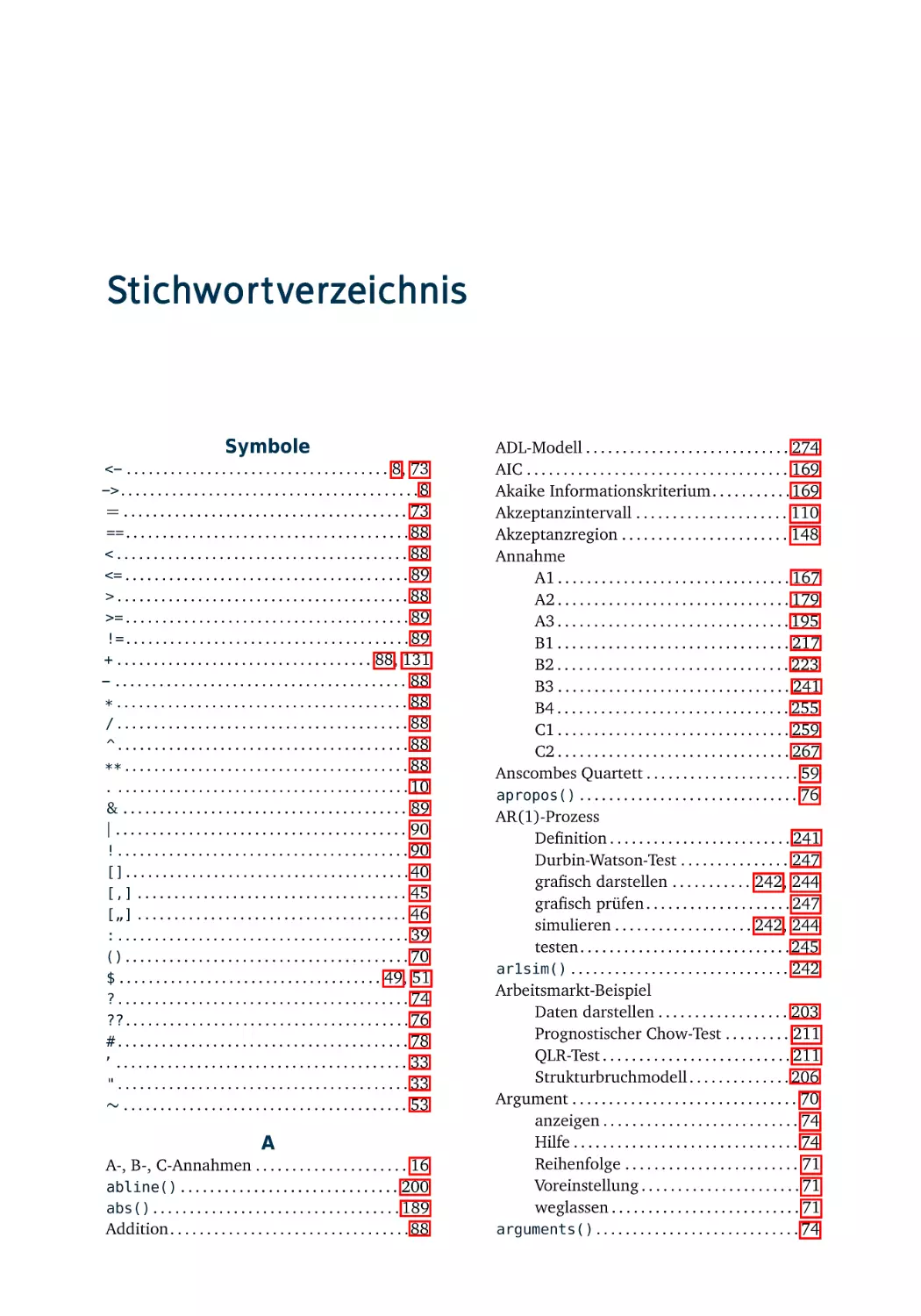 Stichwortverzeichnis