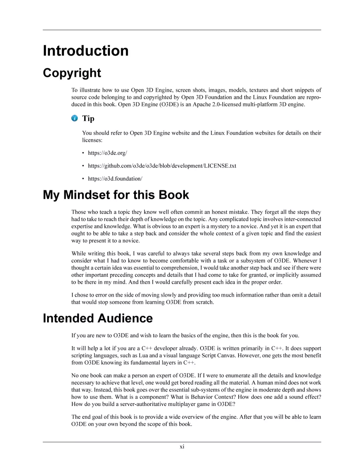 Introduction
Copyright
My Mindset for this Book
Intended Audience
