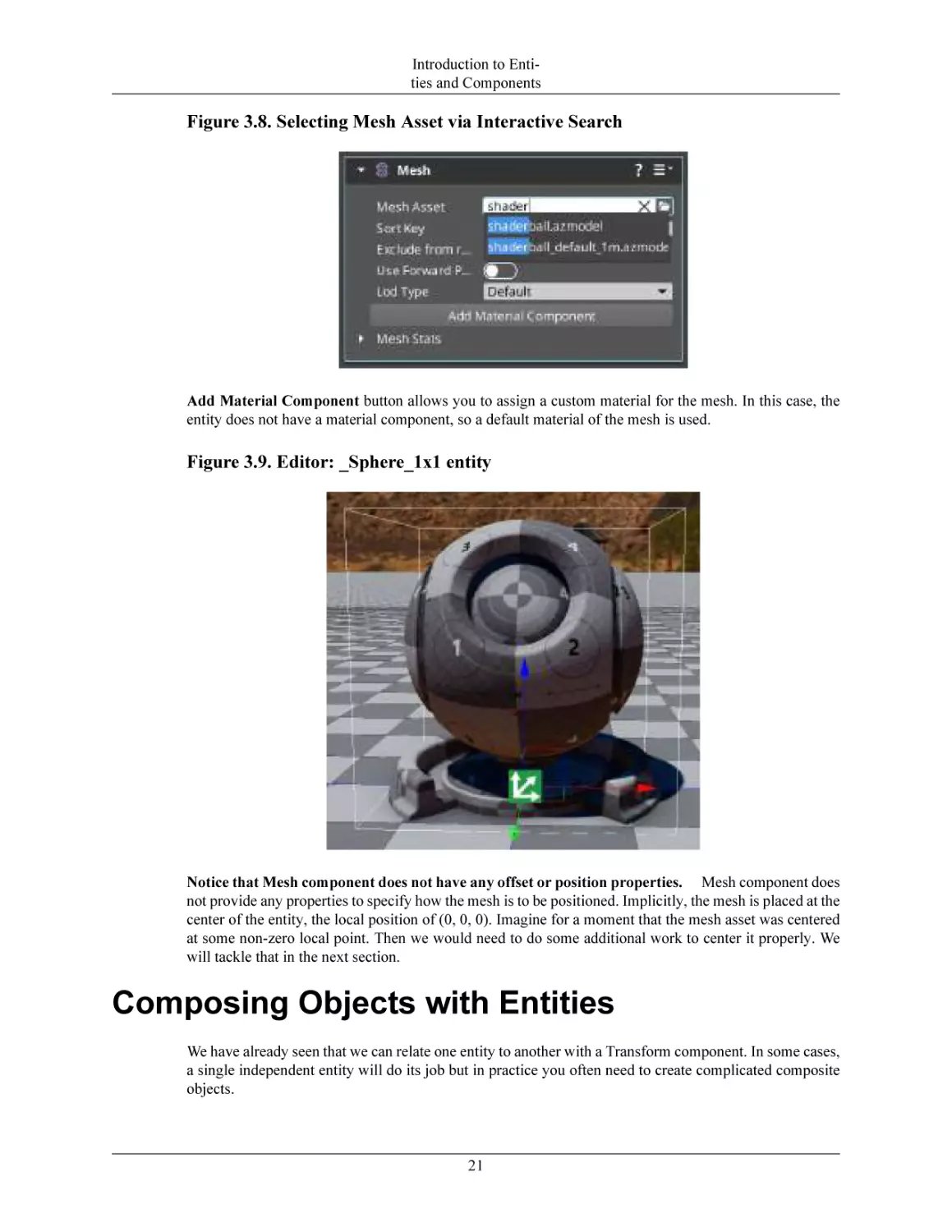 Composing Objects with Entities