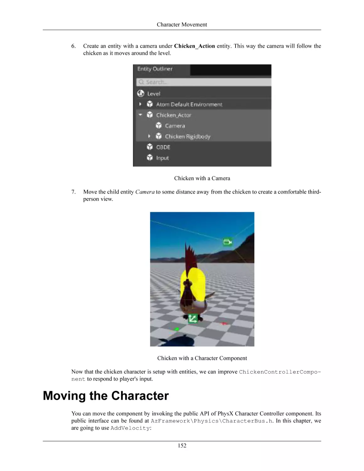 Moving the Character