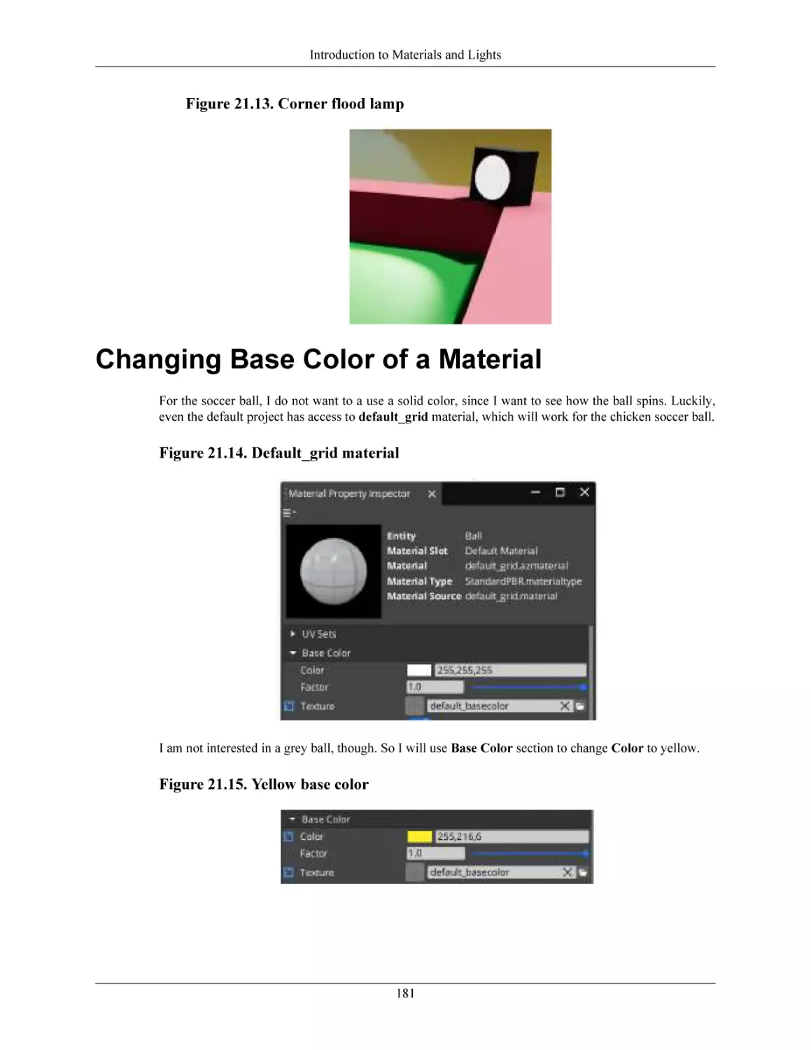 Changing Base Color of a Material