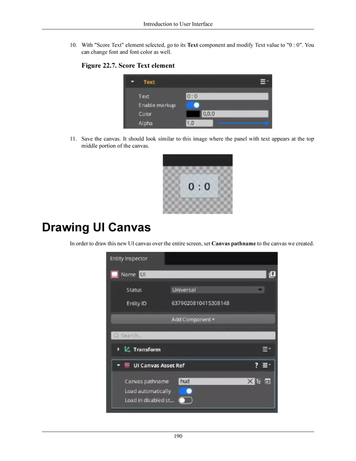 Drawing UI Canvas