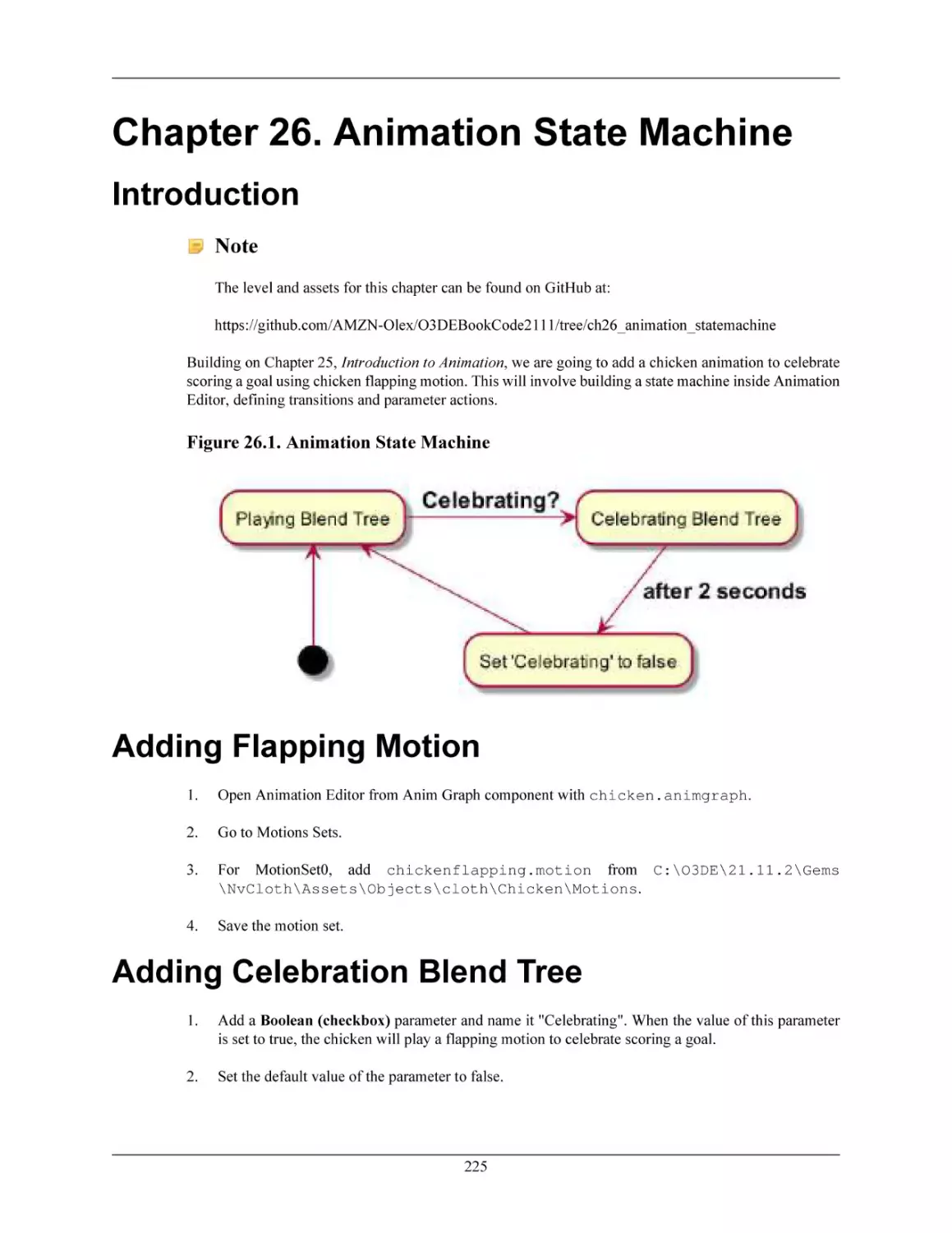 Chapter 26. Animation State Machine
Introduction
Adding Flapping Motion
Adding Celebration Blend Tree