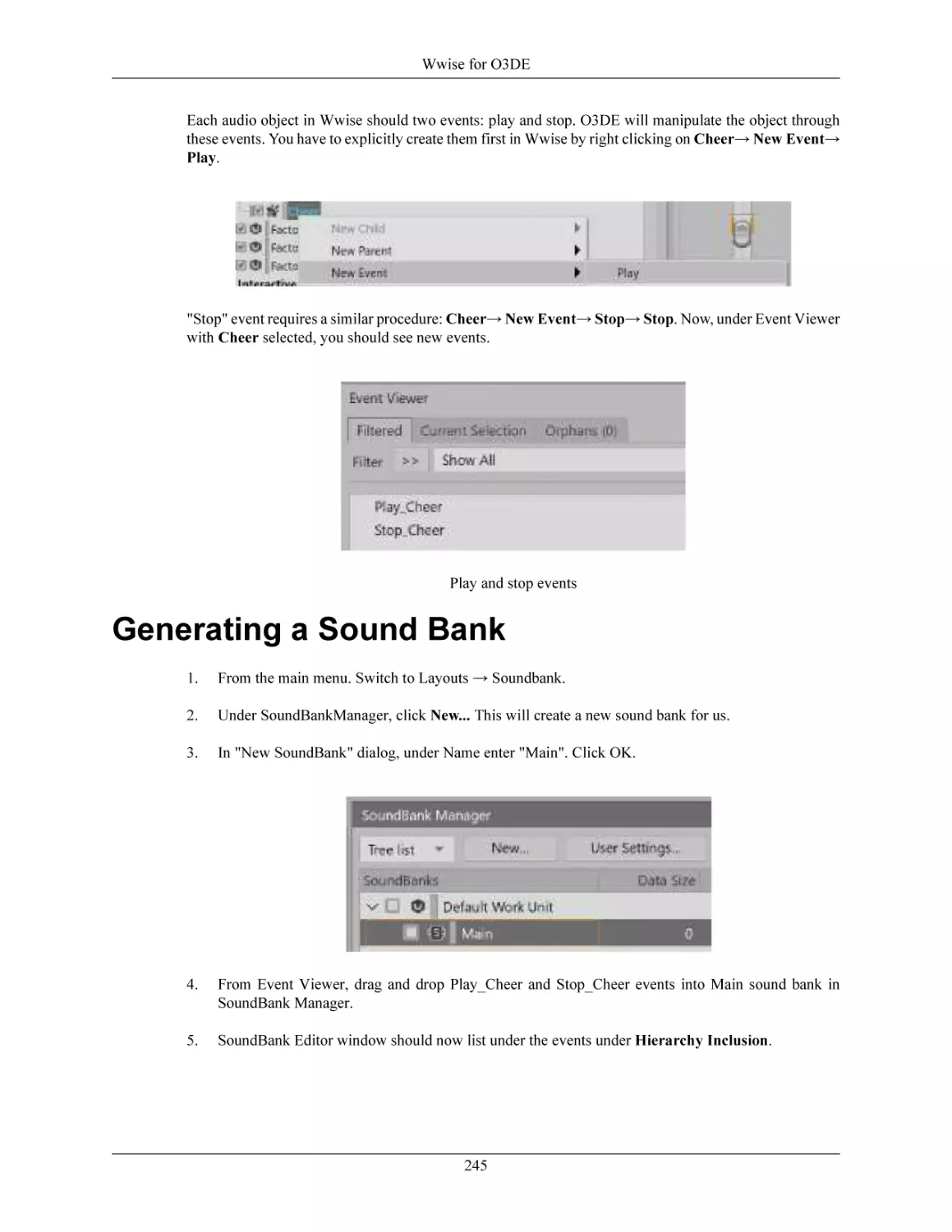 Generating a Sound Bank