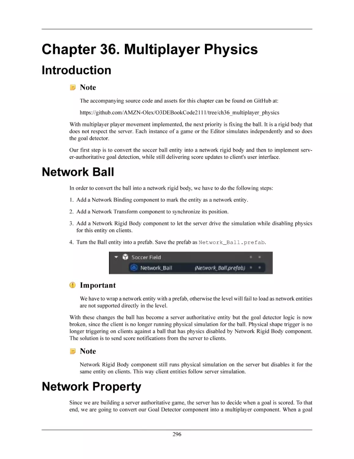 Chapter 36. Multiplayer Physics
Introduction
Network Ball
Network Property