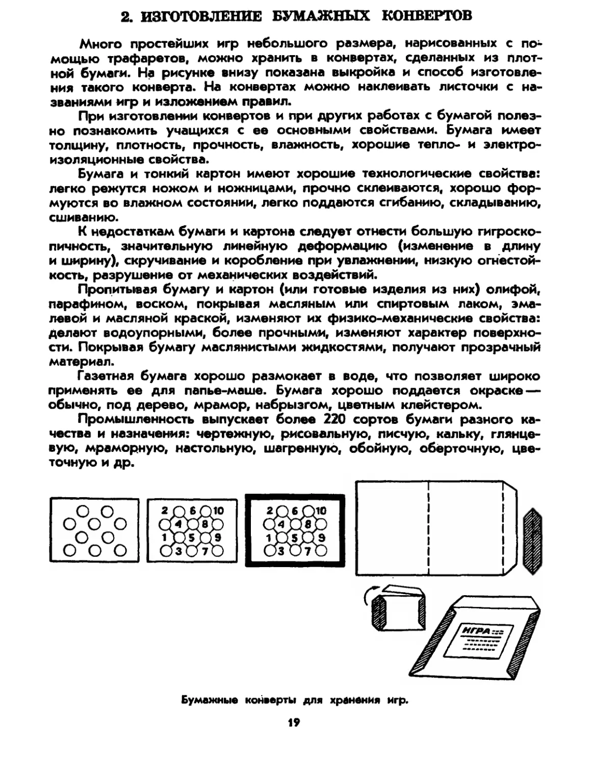 2. Изготовление бумажных конвертов