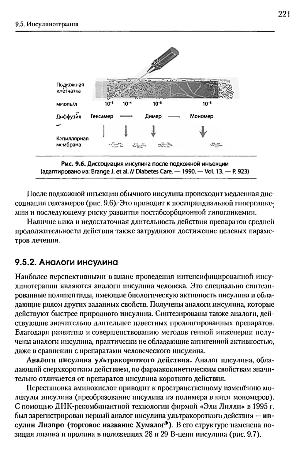 9.5.2. Аналоги инсулина