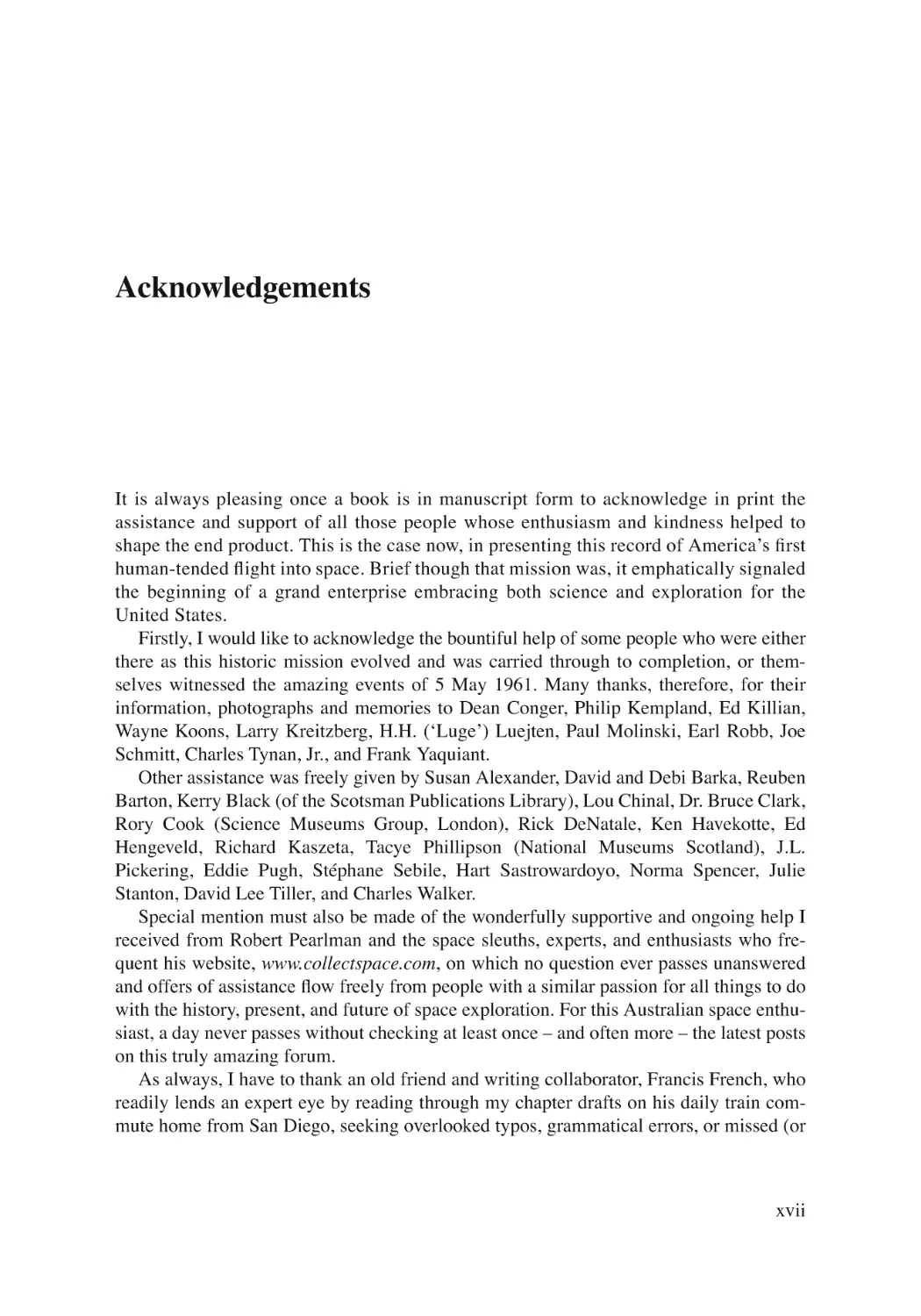 Acknowledgements