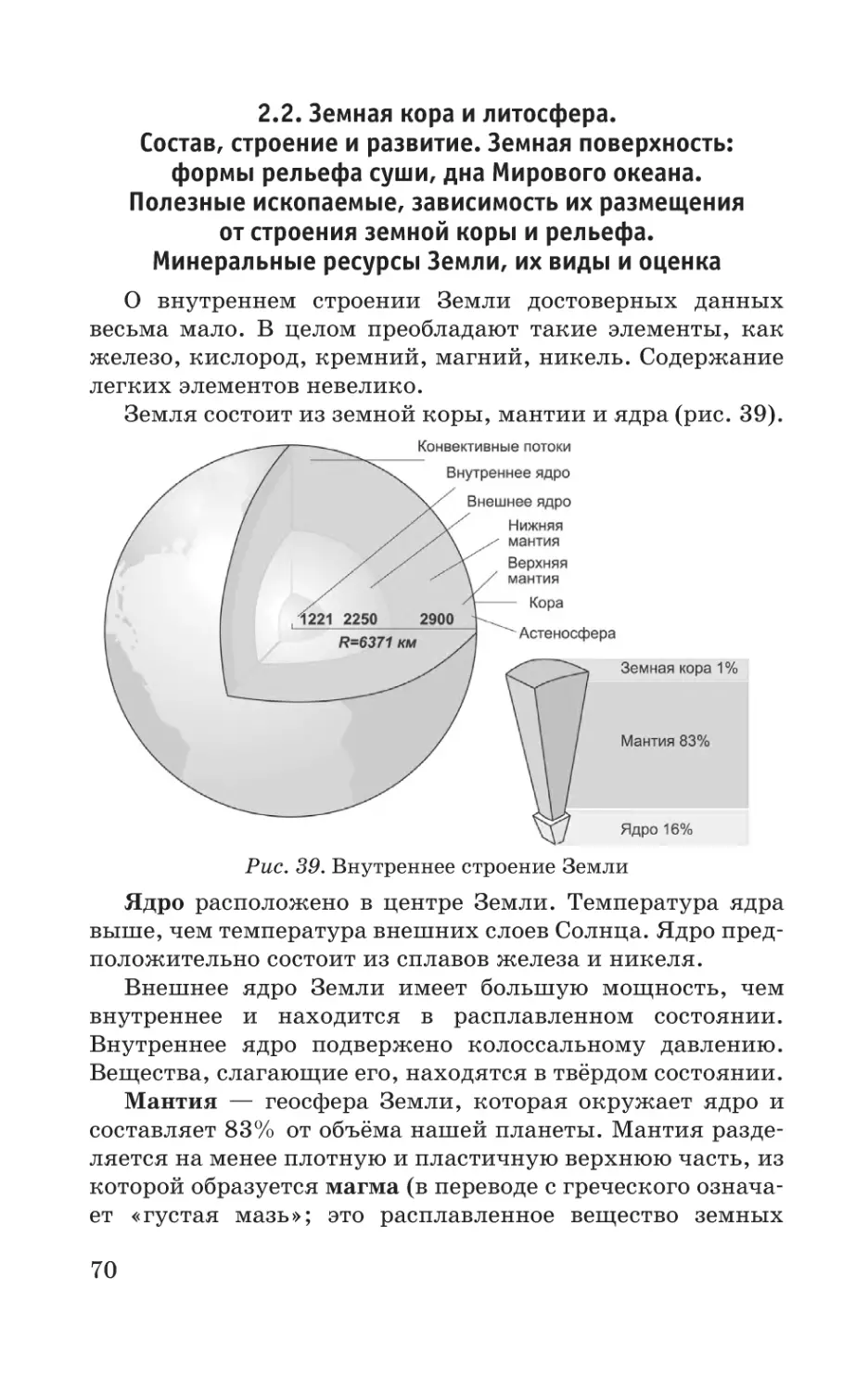 2.2. Земная кора и литосфера