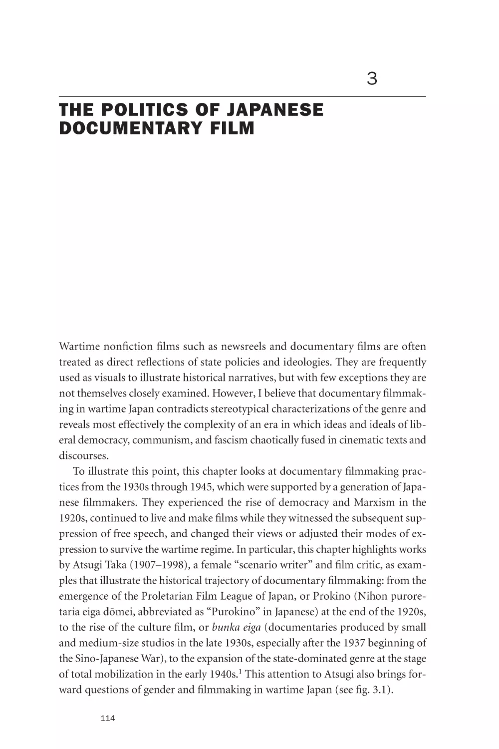 3. The Politics of Japanese
Documentary Film