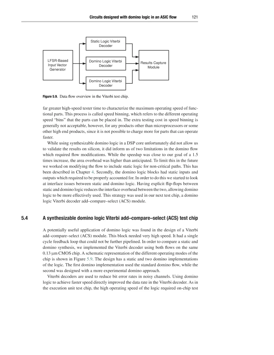 5.4 A synthesizable domino logic Viterbi add&#8211;compare&#8211;select (ACS) test chip