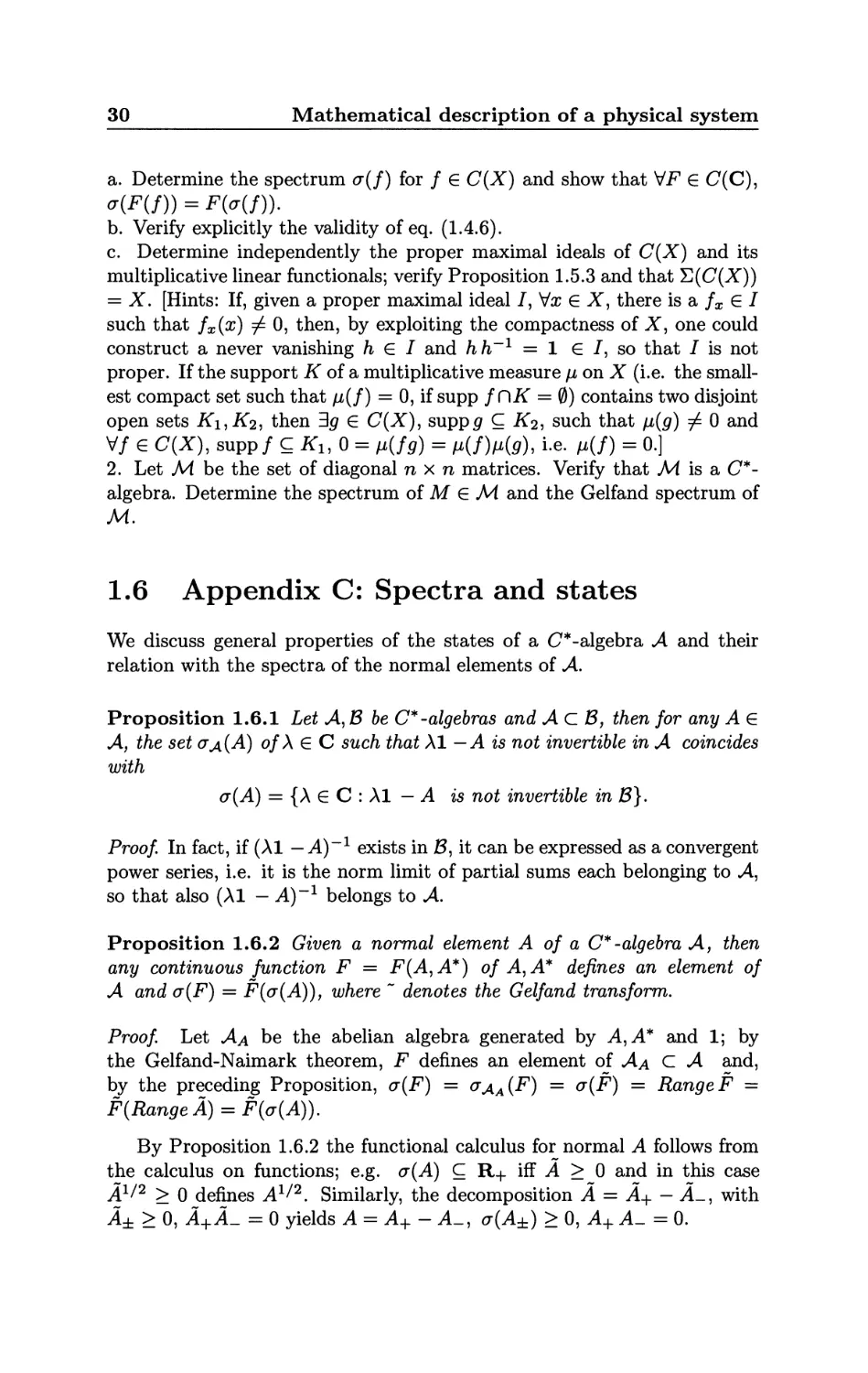 1.6 Appendix C: Spectra and states