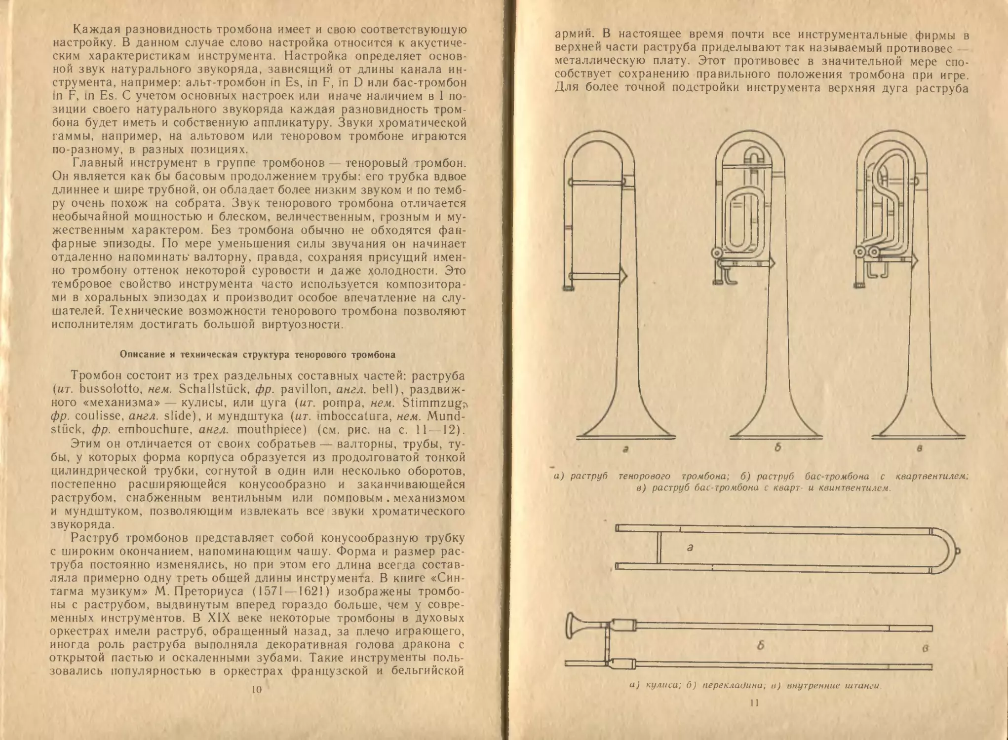Описание тромбона