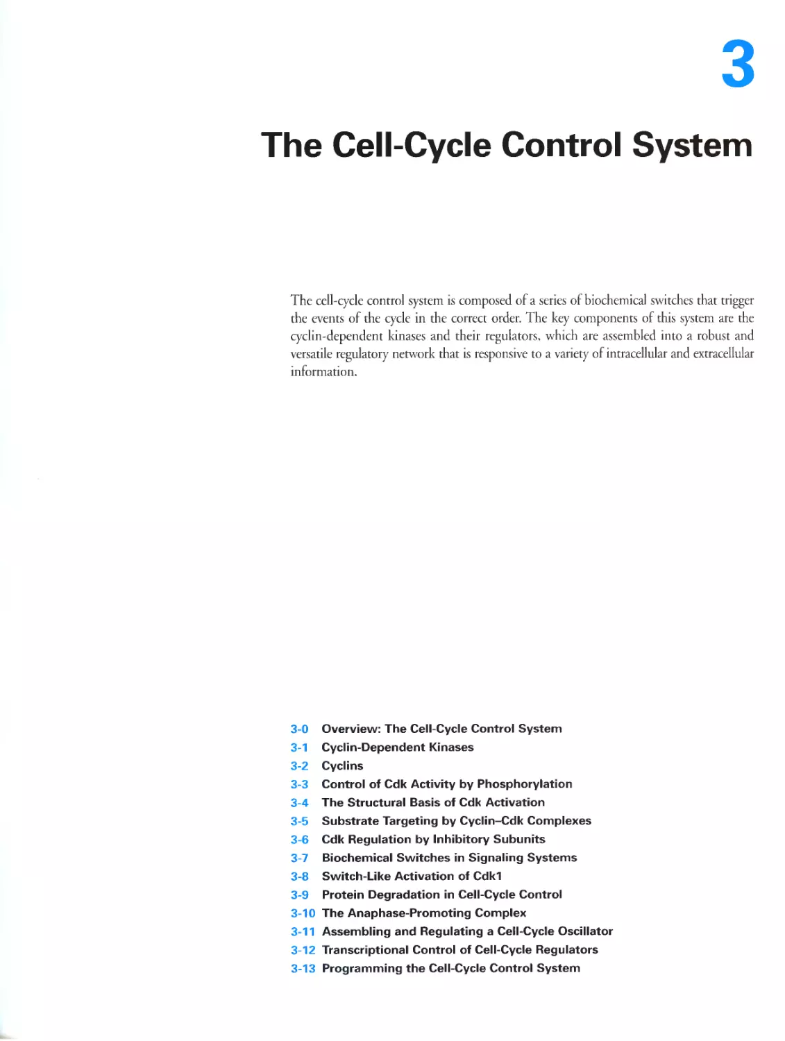 Chapter 3. The Cell-Cycle Control System