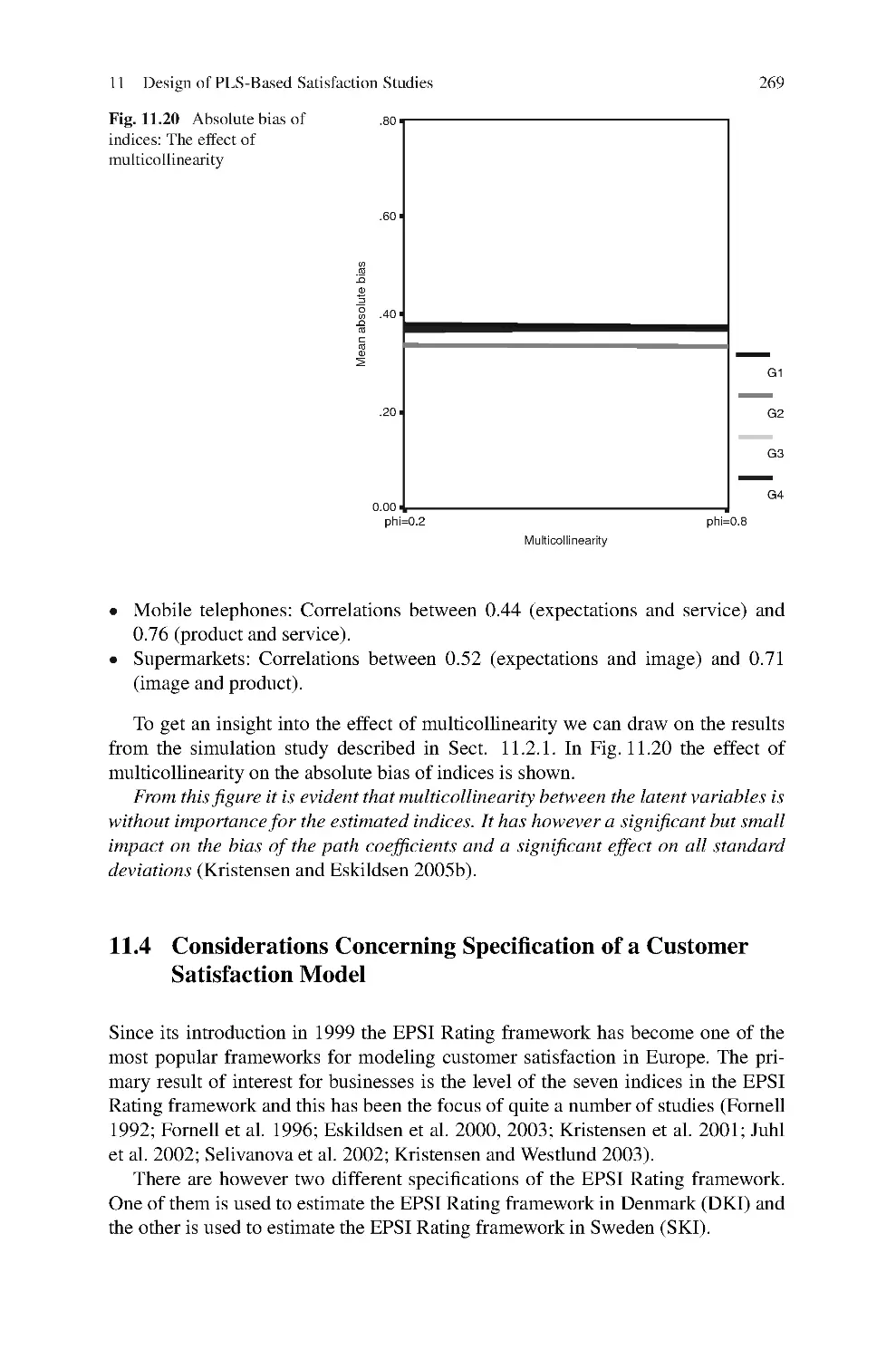 11.4 Considerations Concerning Specification of a Customer Satisfaction Model