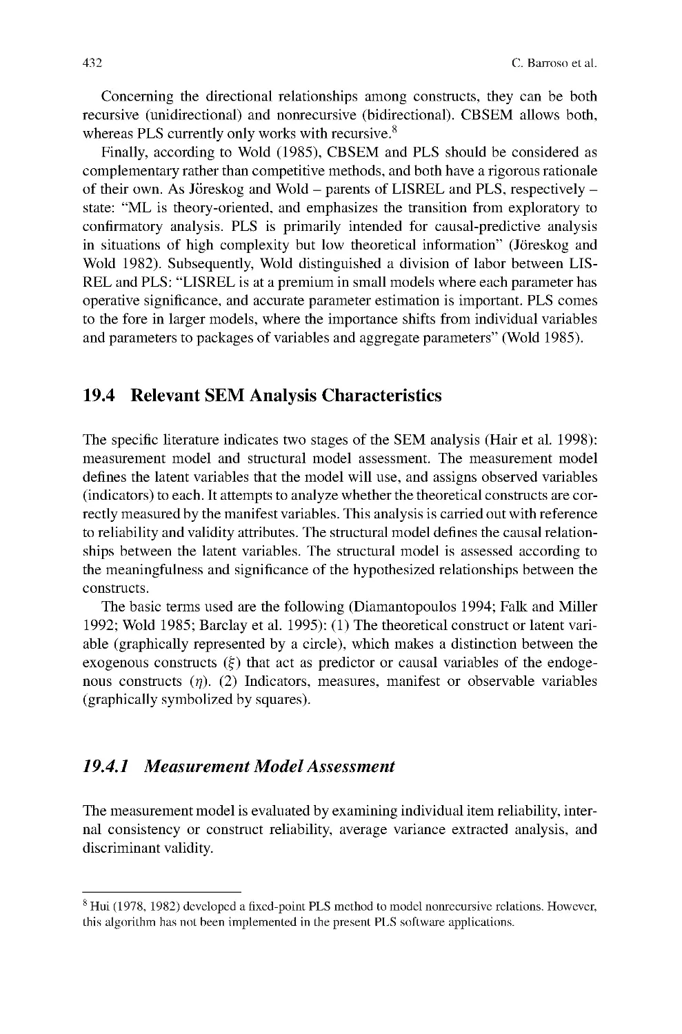 19.4 Relevant SEM Analysis Characteristics