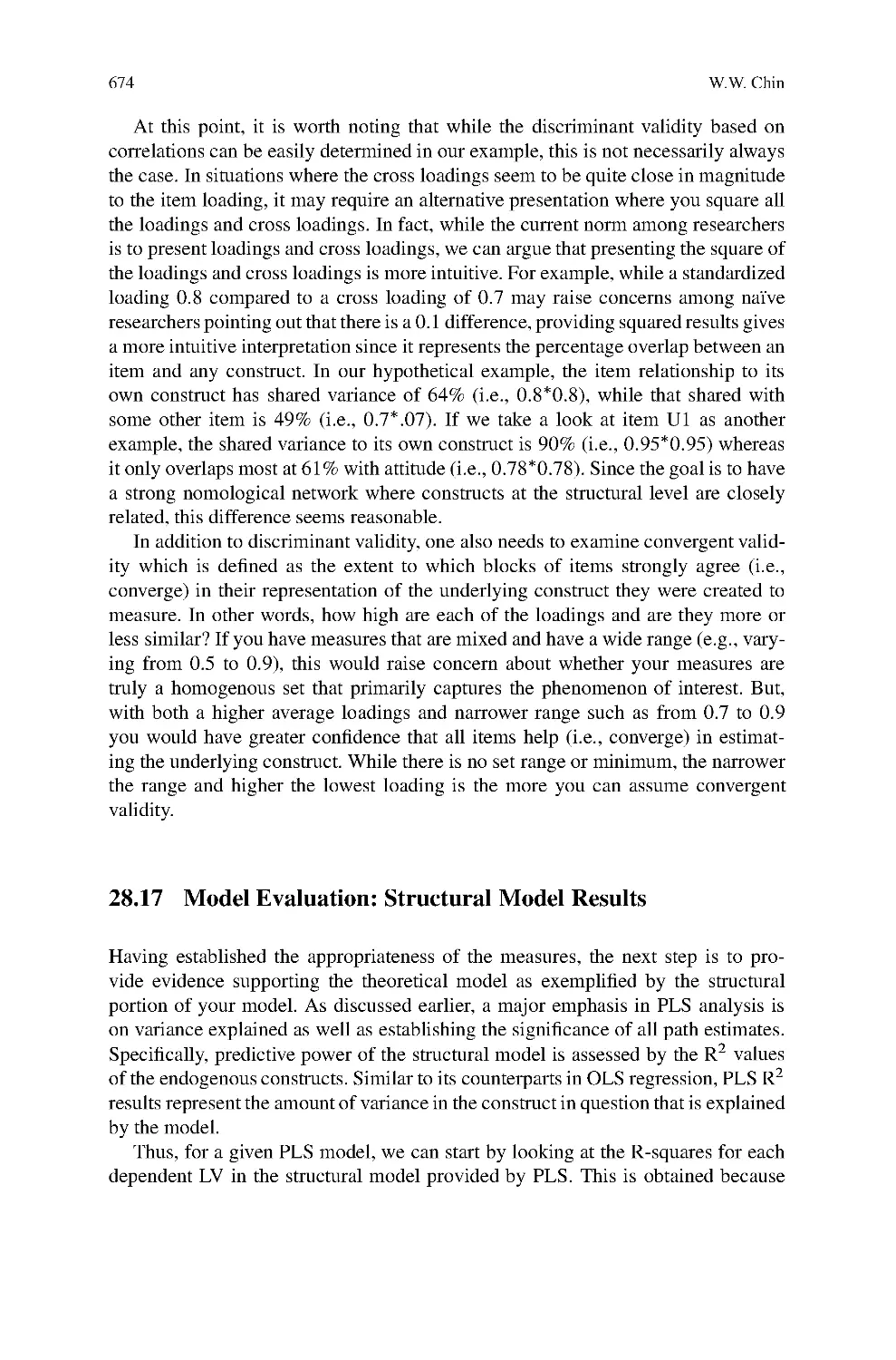 28.17 Model Evaluation: Structural Model Results