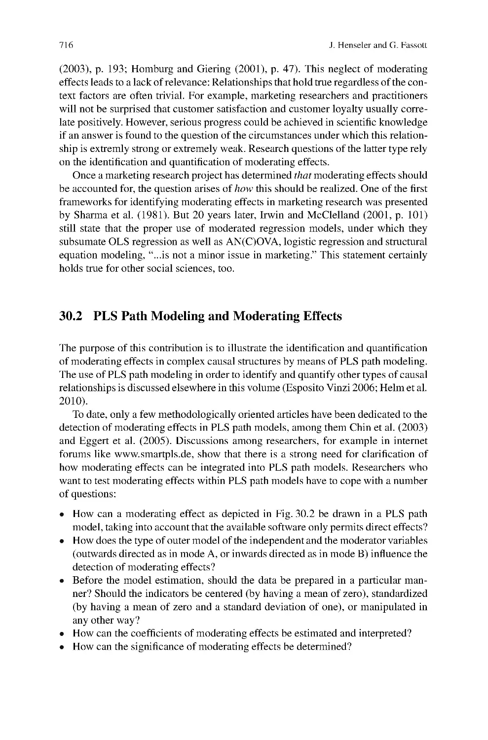 30.2 PLS Path Modeling and Moderating Effects