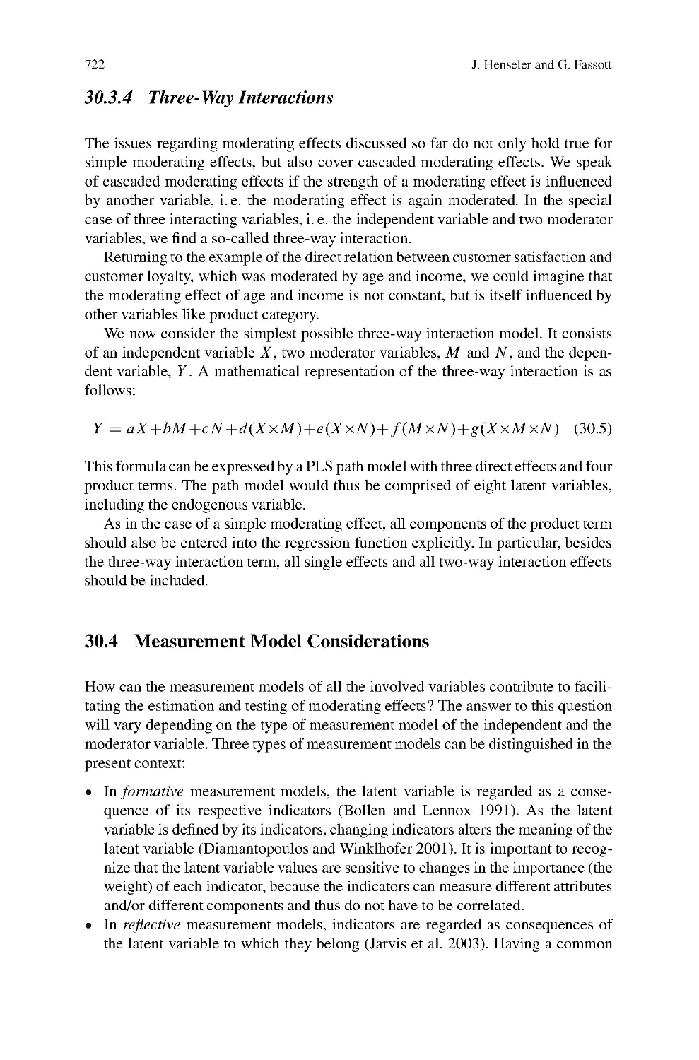 30.3.4 Three-Way Interactions
30.4 Measurement Model Considerations