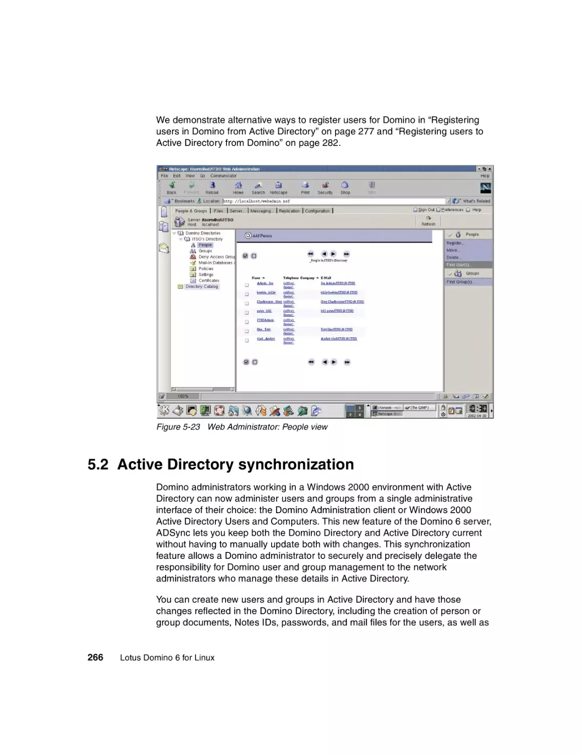 5.2 Active Directory synchronization