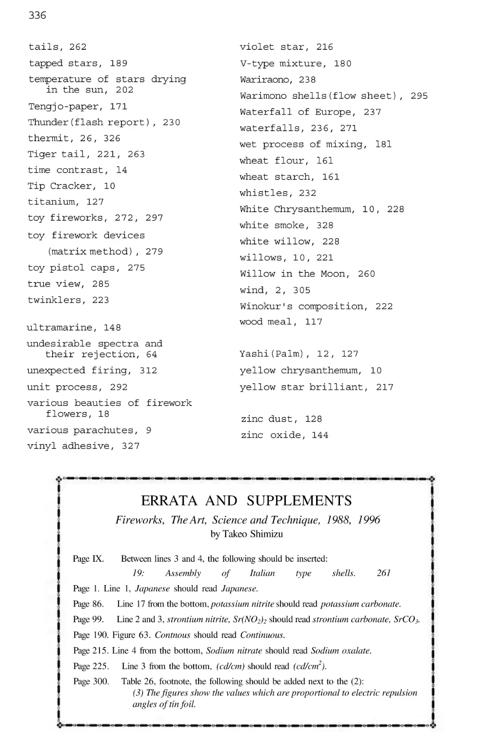 T
U
V
W
X
Y
Z
ERRATA AND SUPPLEMENTS