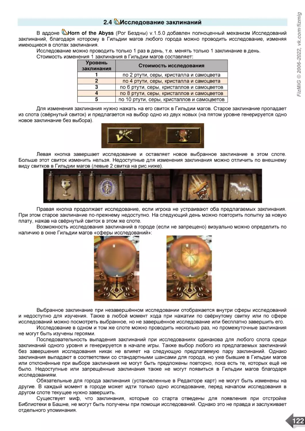 2.4 /Исследование заклинаний