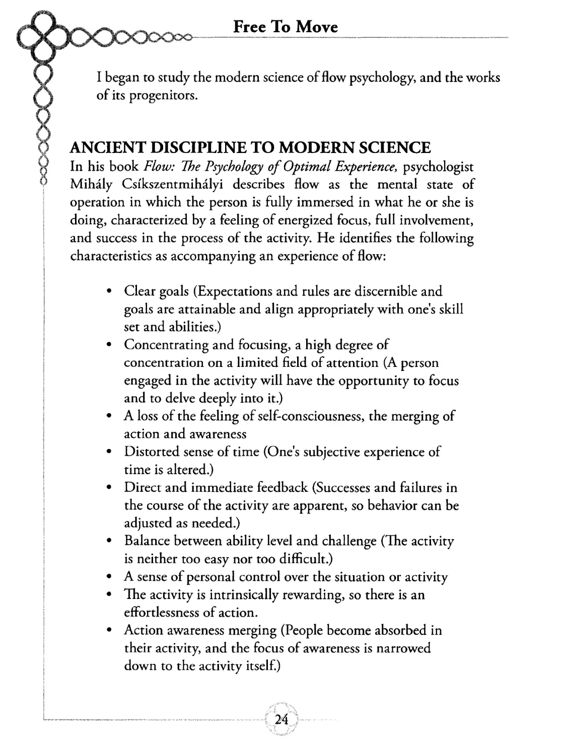 ANCIENT DISCIPLINE TO MODERN SCIENCE