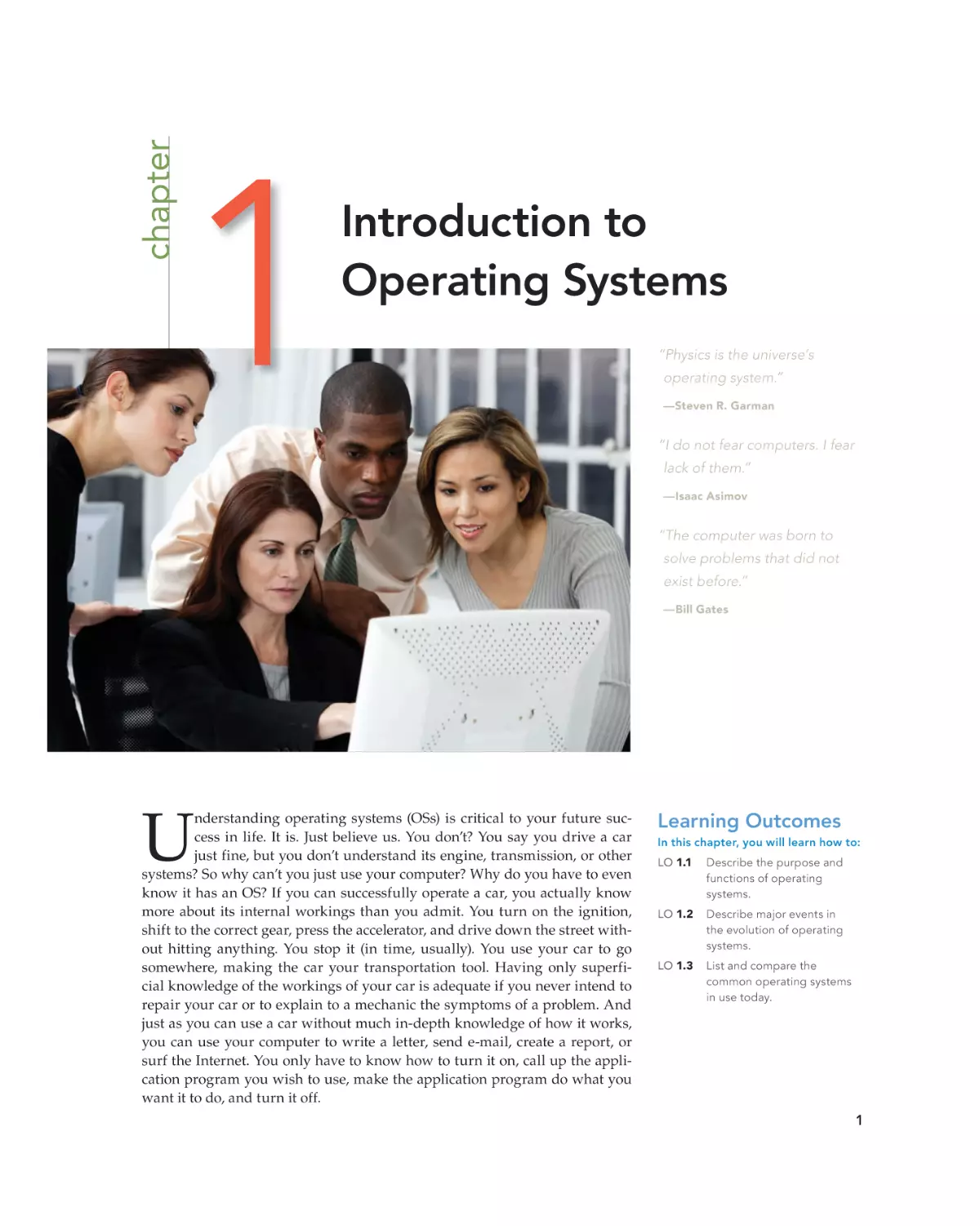 1 Introduction to Operating Systems