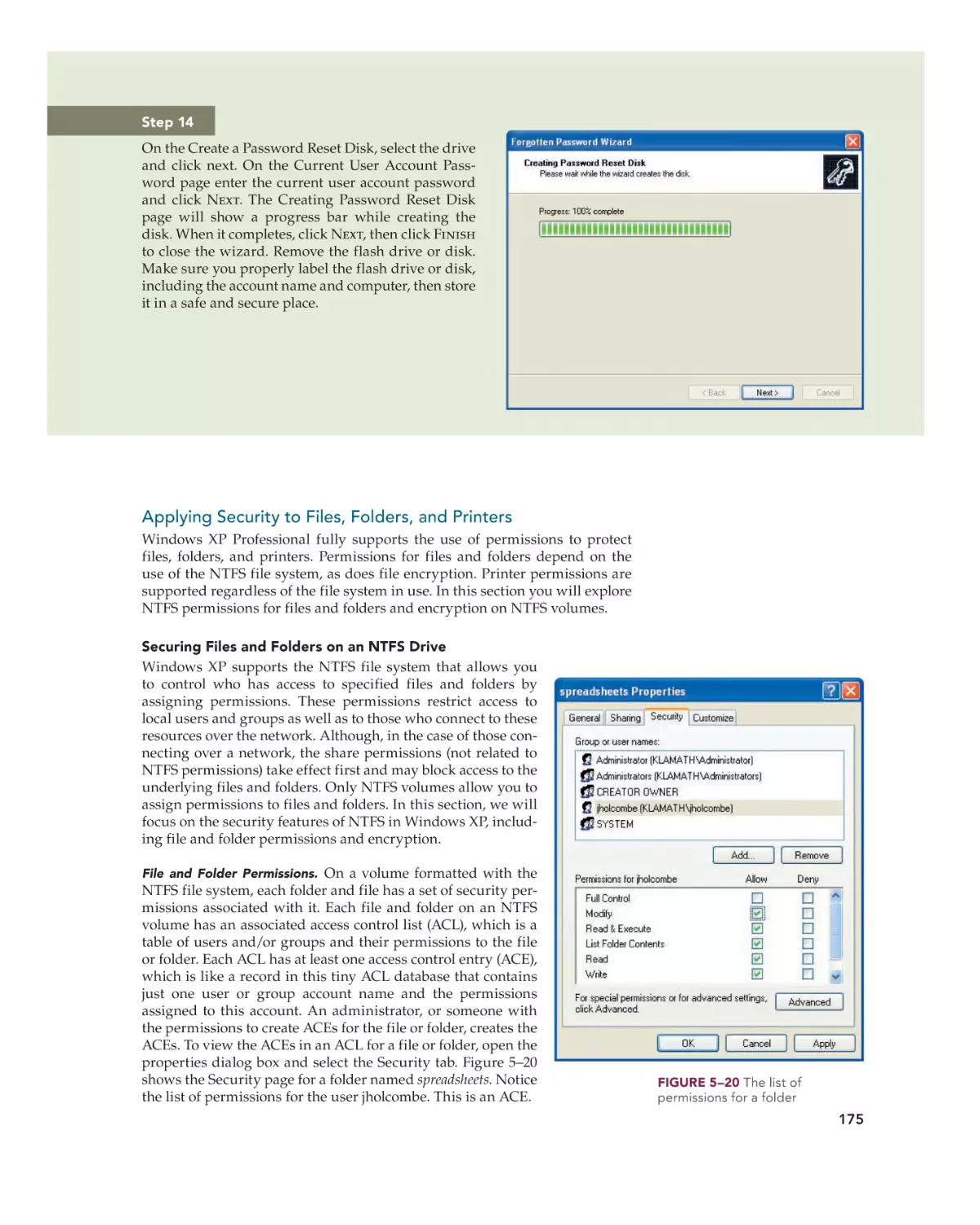 Applying Security to Files, Folders, and Printers