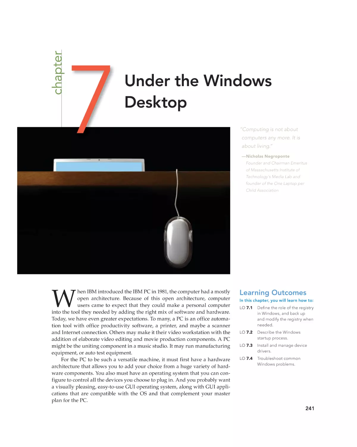 7 Under the Windows Desktop