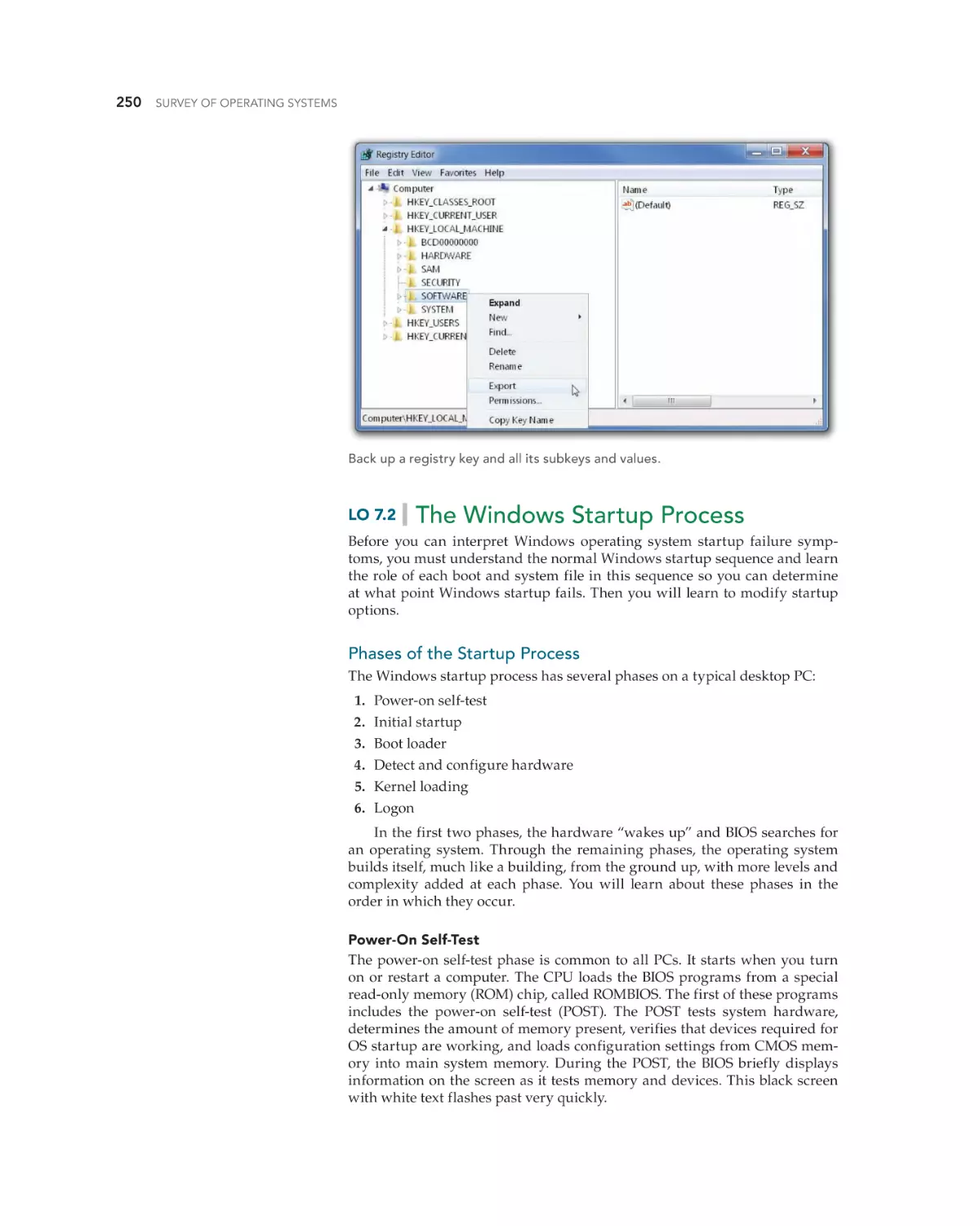 The Windows Startup Process
Phases of the Startup Process
