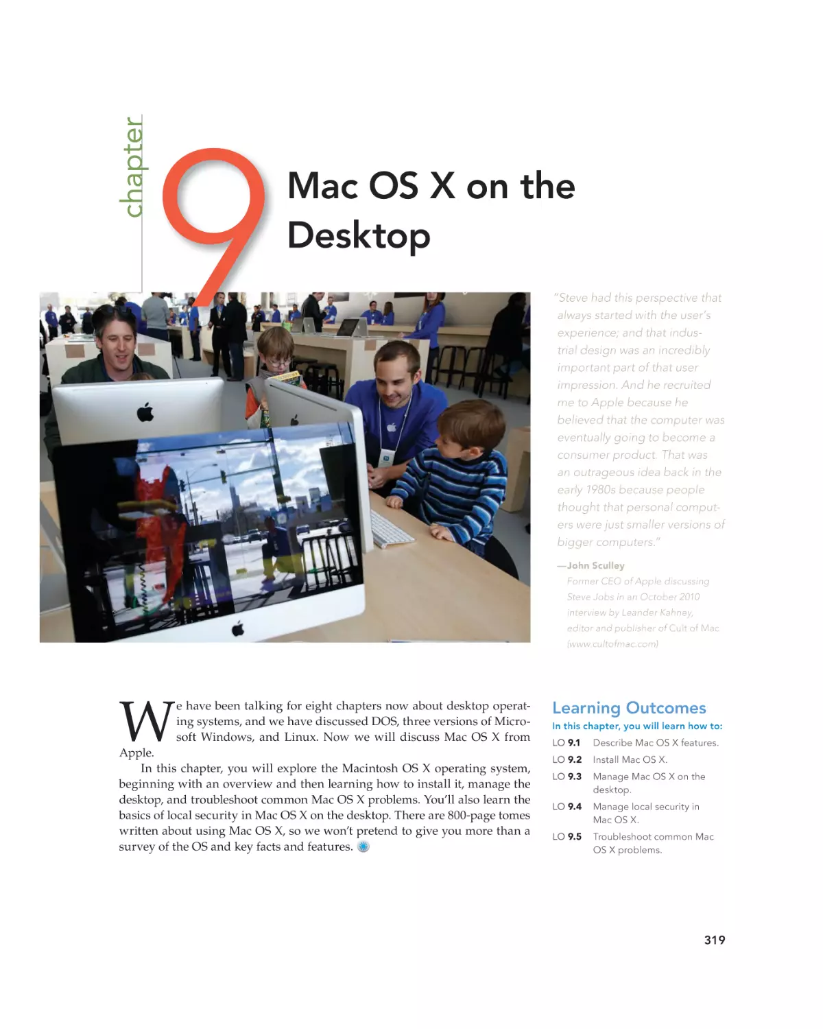 9 Mac OS X on the Desktop