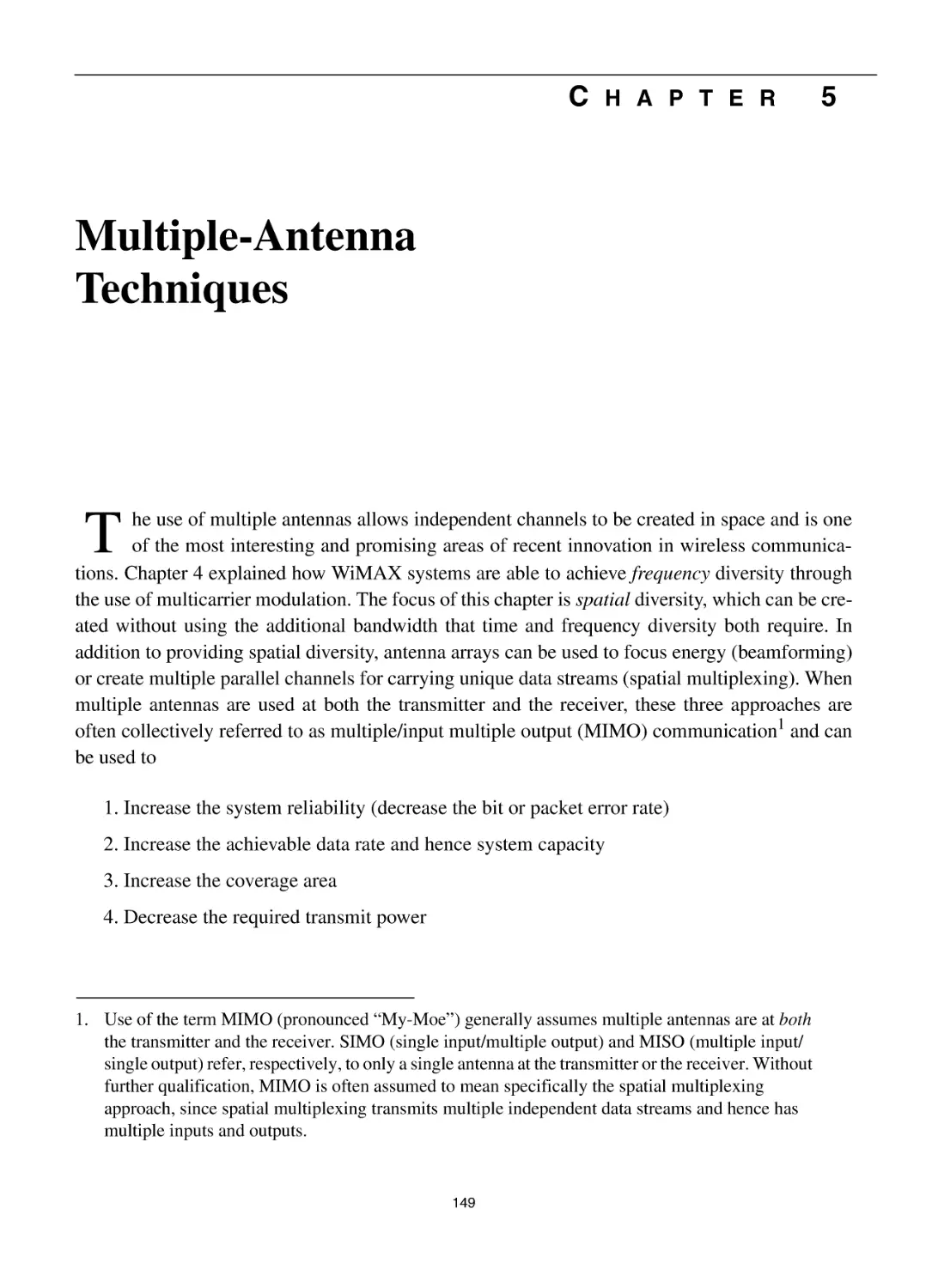 Chapter 5 Multiple-Antenna Techniques
