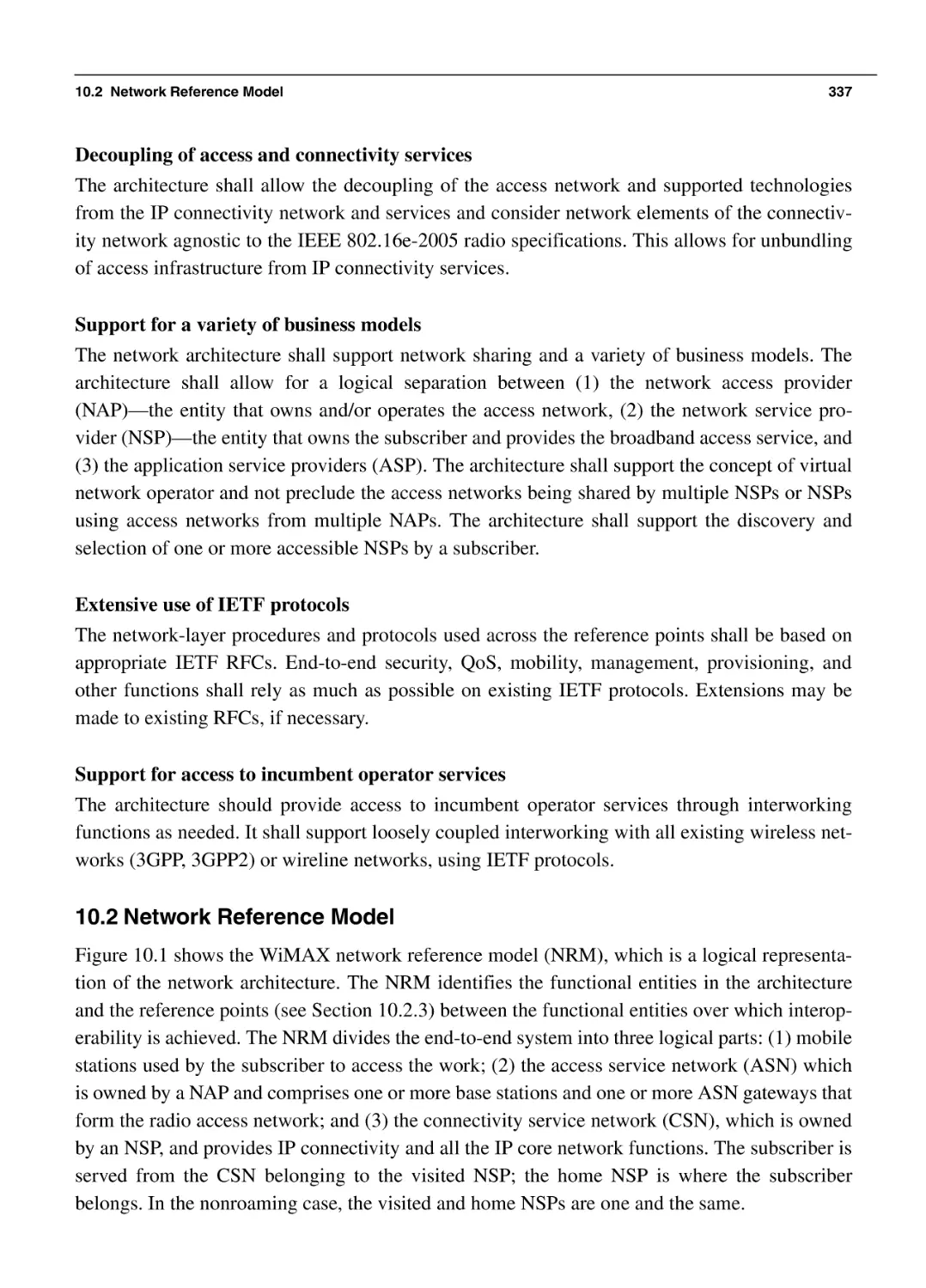 10.2 Network Reference Model