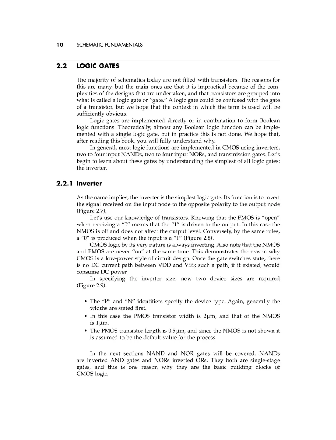 2.2 Logic gates