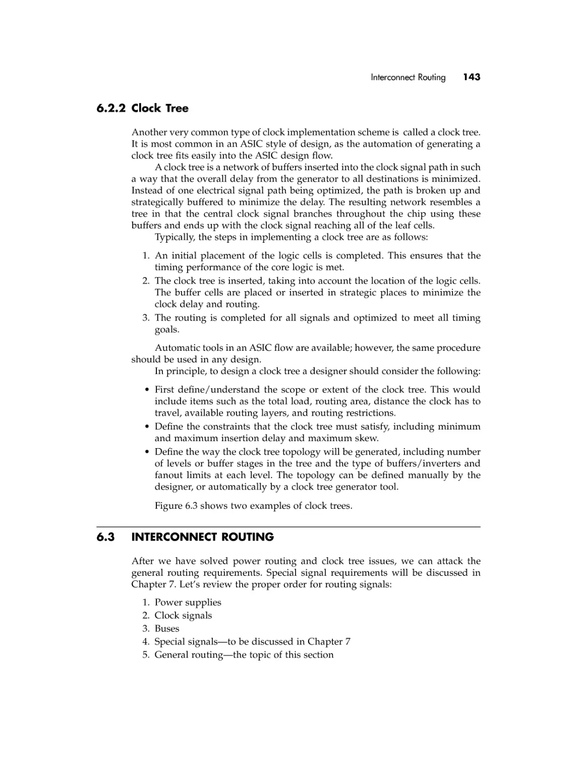 6.3 Interconnect routing