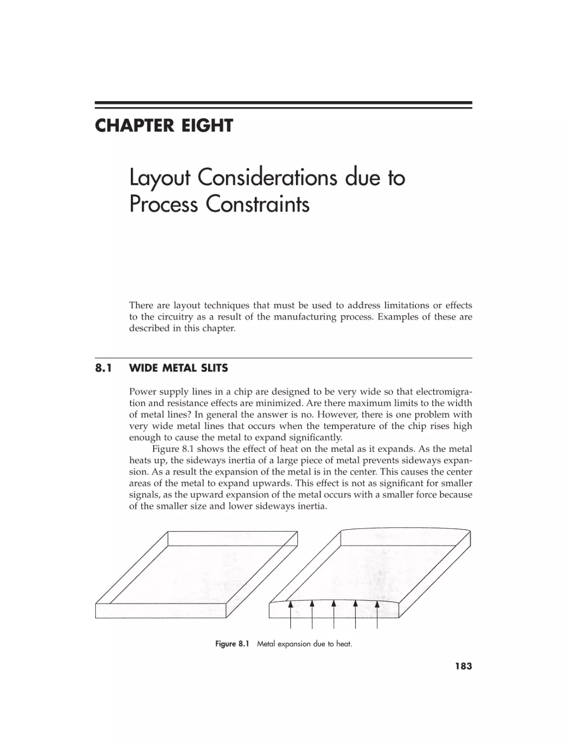 8 Layout considerations due to process constraints
8.1 Wide metal slits