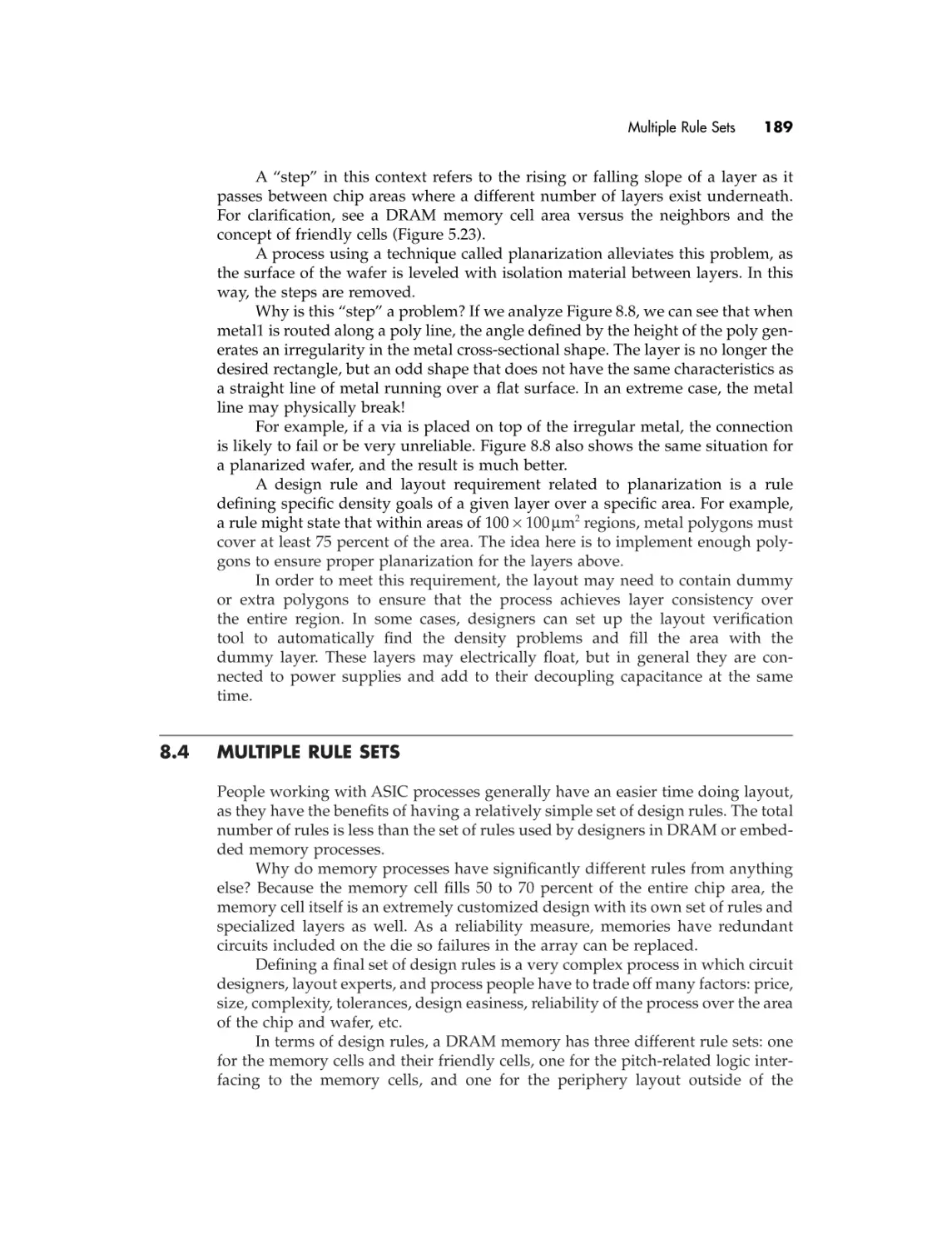 8.4 Multiple rule sets