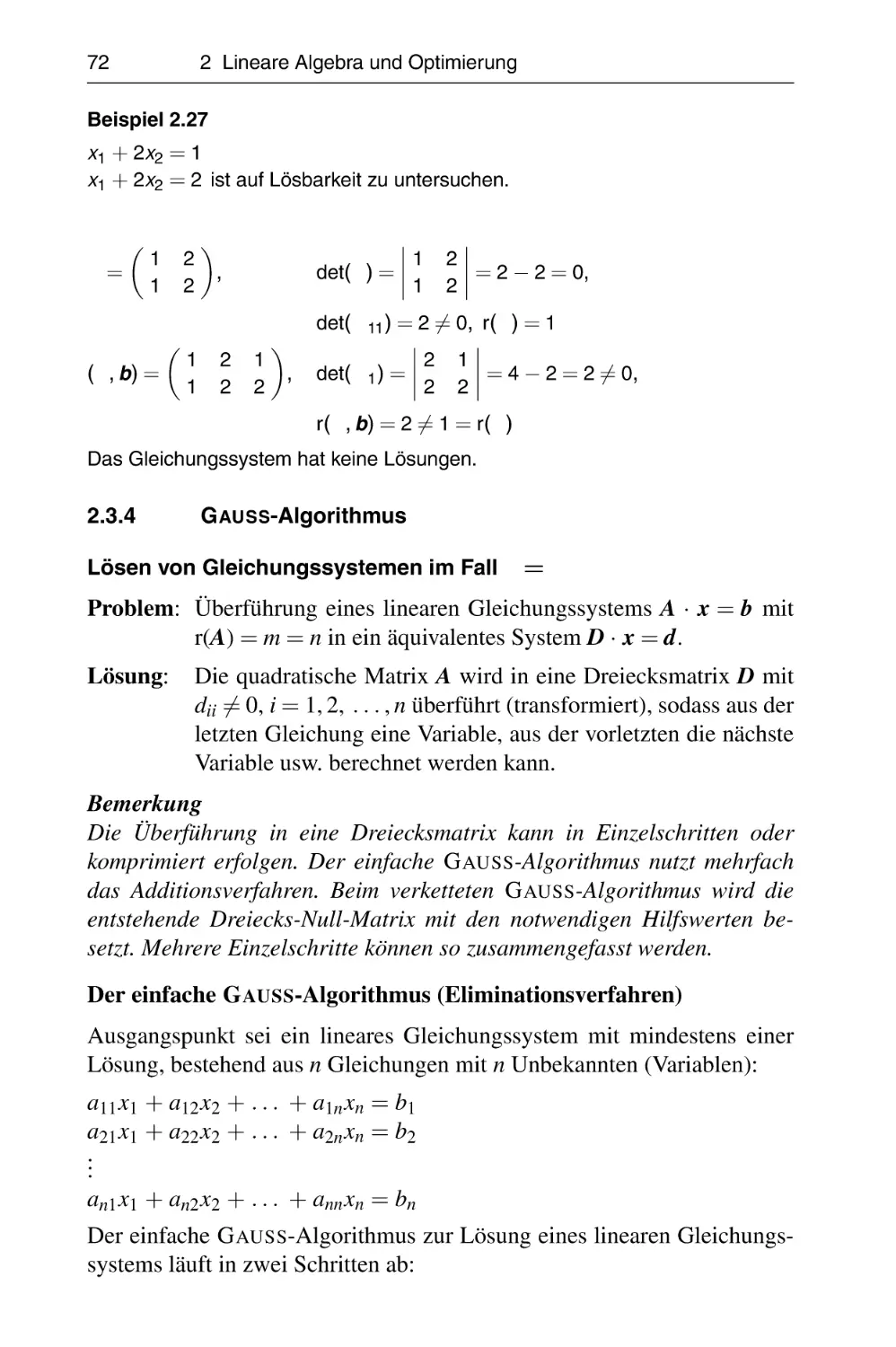 2.3.4 Gauss-Algorithmus