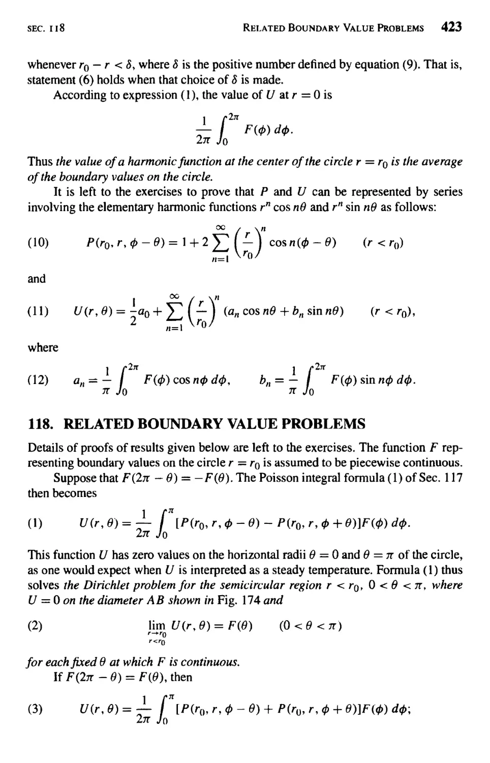 Related Boundary Value Problems