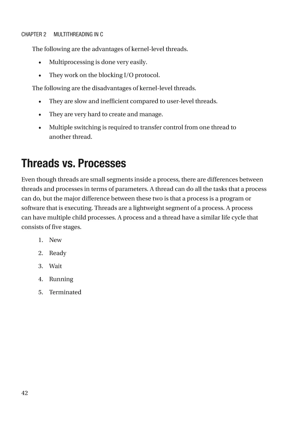 Threads vs. Processes