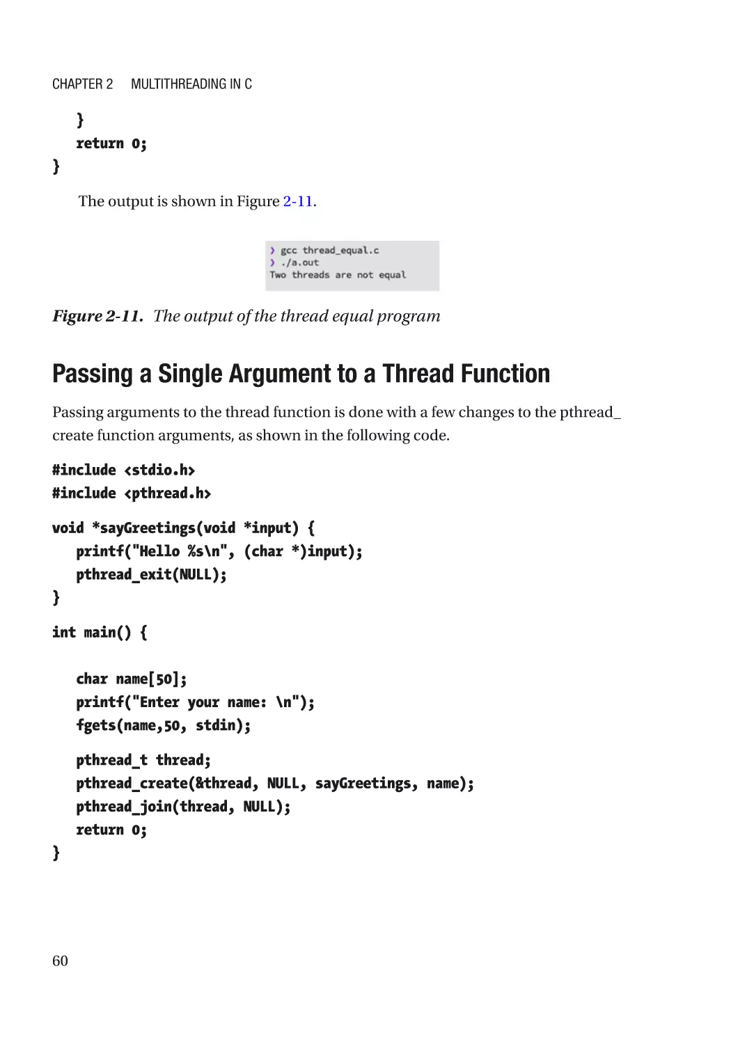 Passing a Single Argument to a Thread Function