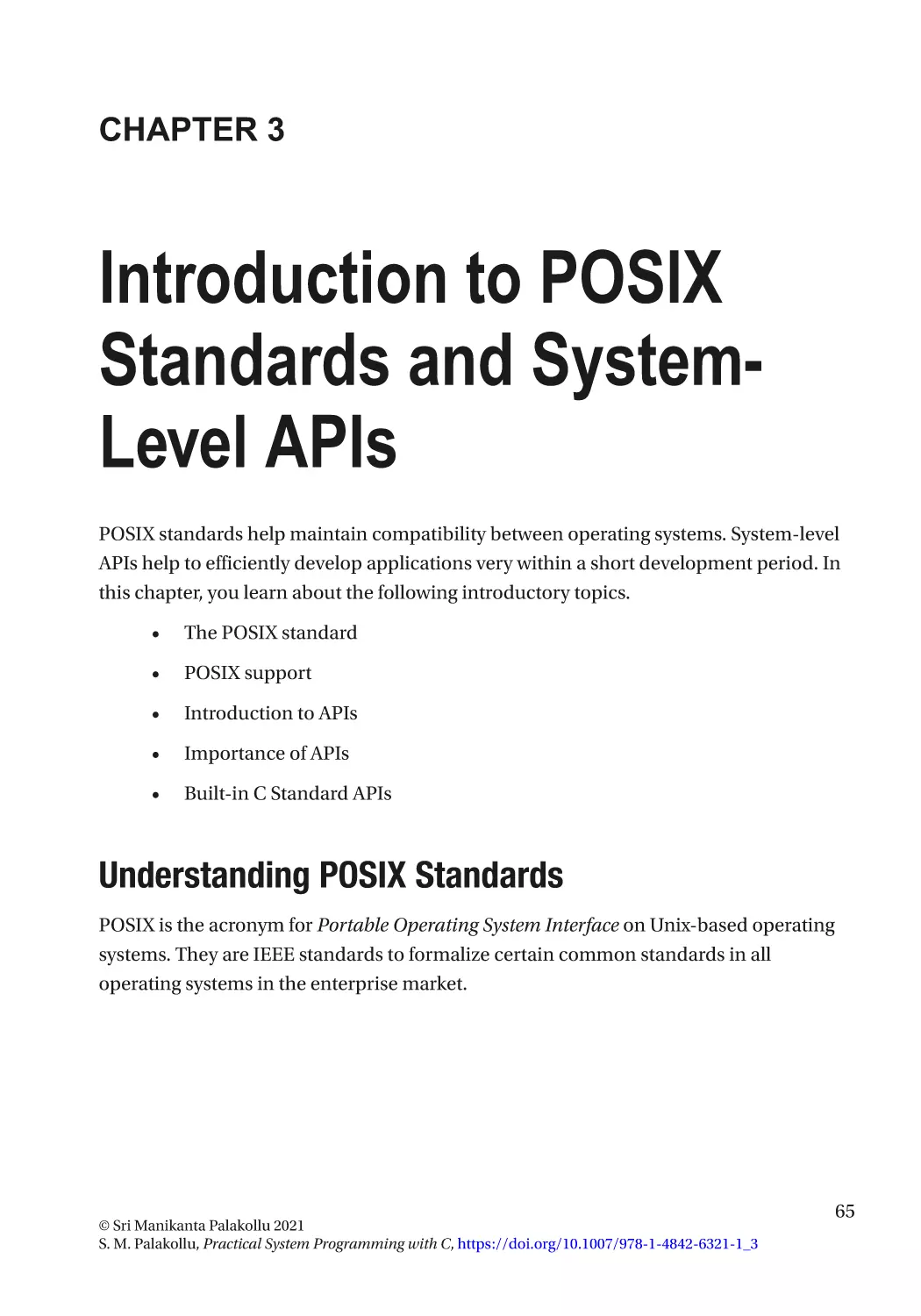 Chapter 3
Understanding POSIX Standards