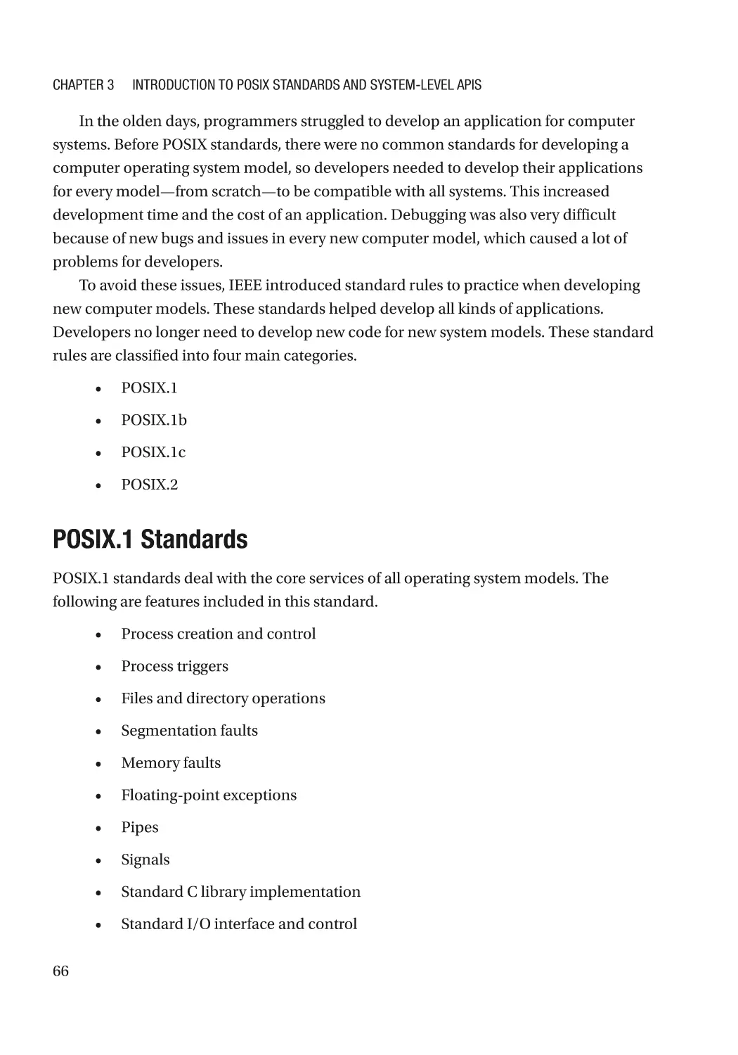 POSIX.1 Standards
