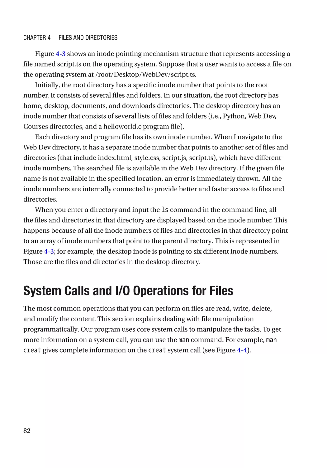 System Calls and I/O Operations for Files