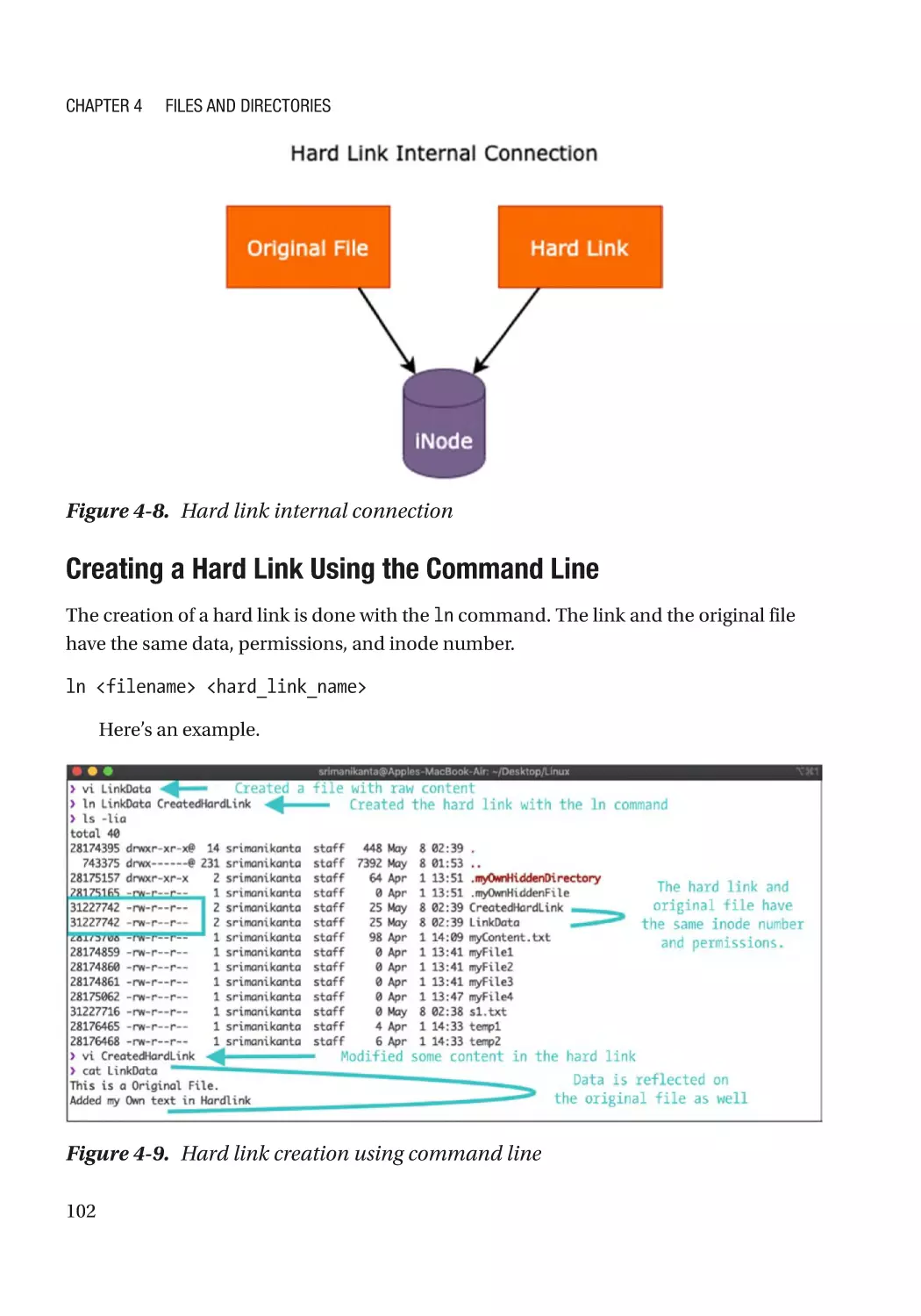 Creating a Hard Link Using the Command Line