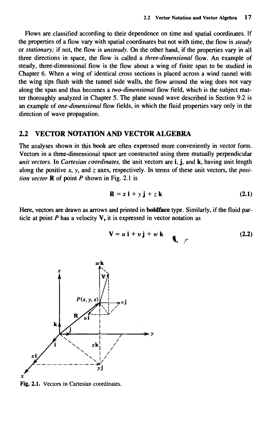 2.2 - Vector Notation and Vector Algebra