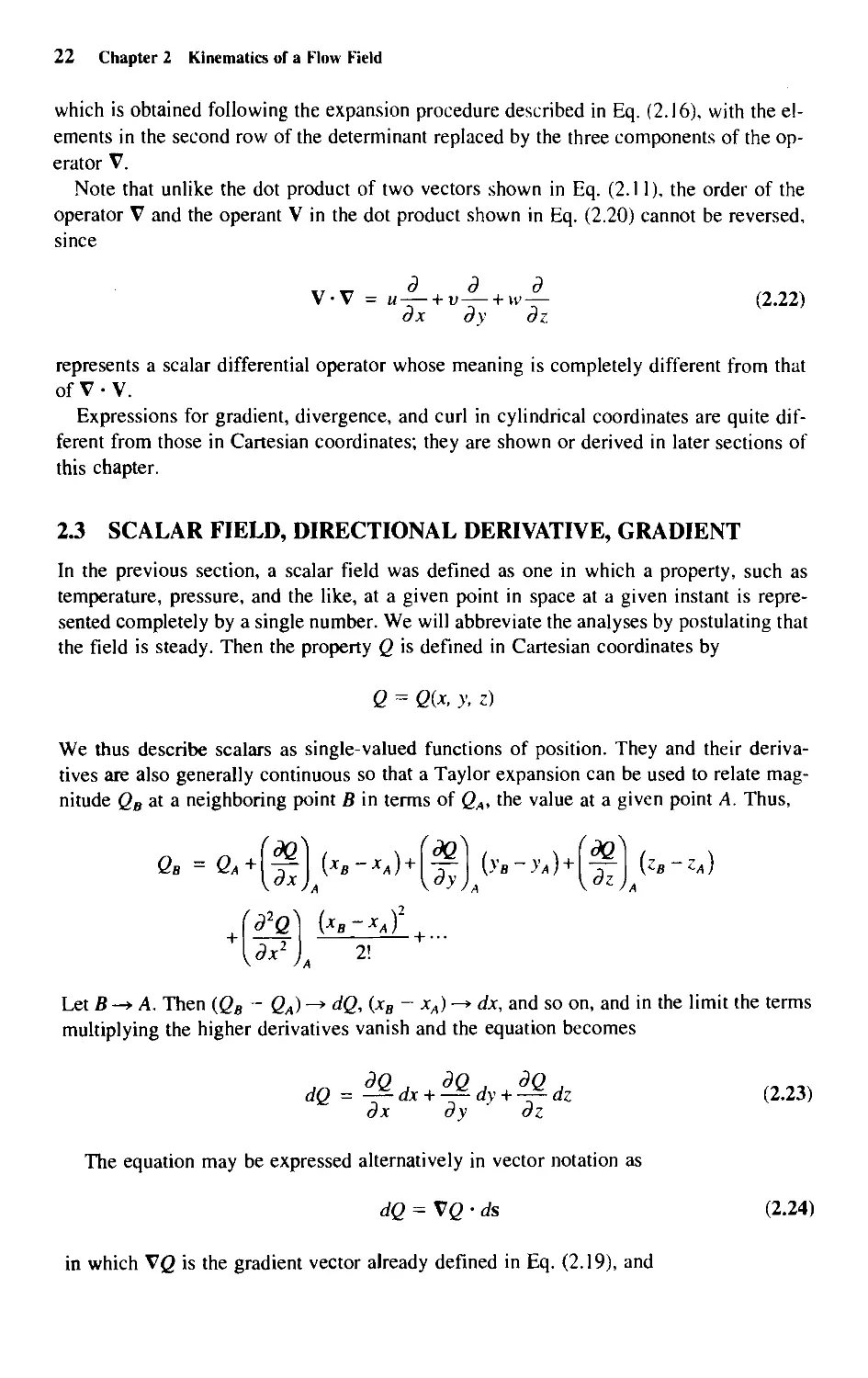 2.3 - Scalar Field, Directional Derivative, Gradient